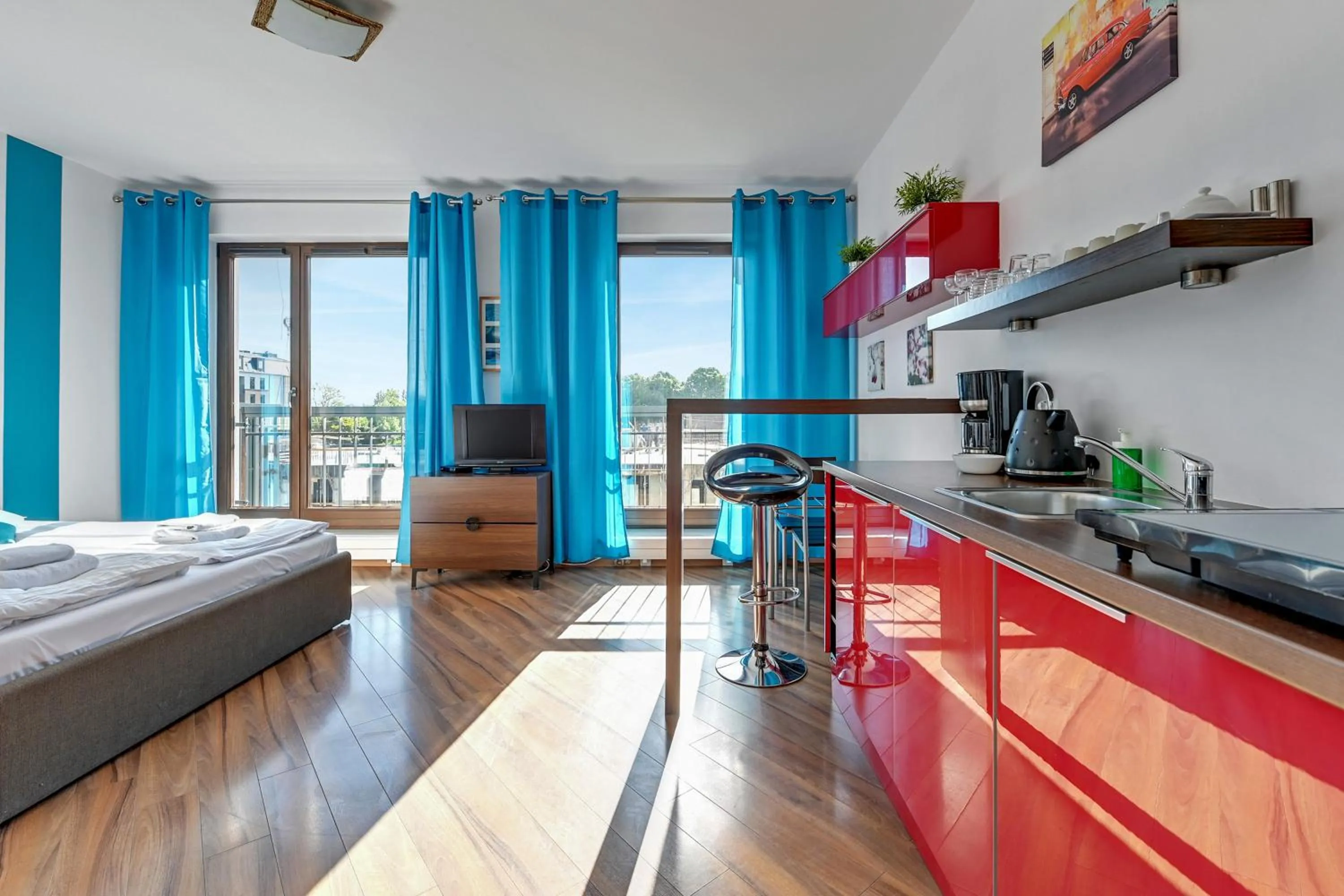 Bed in Apartamenty Apartinfo Szafarnia