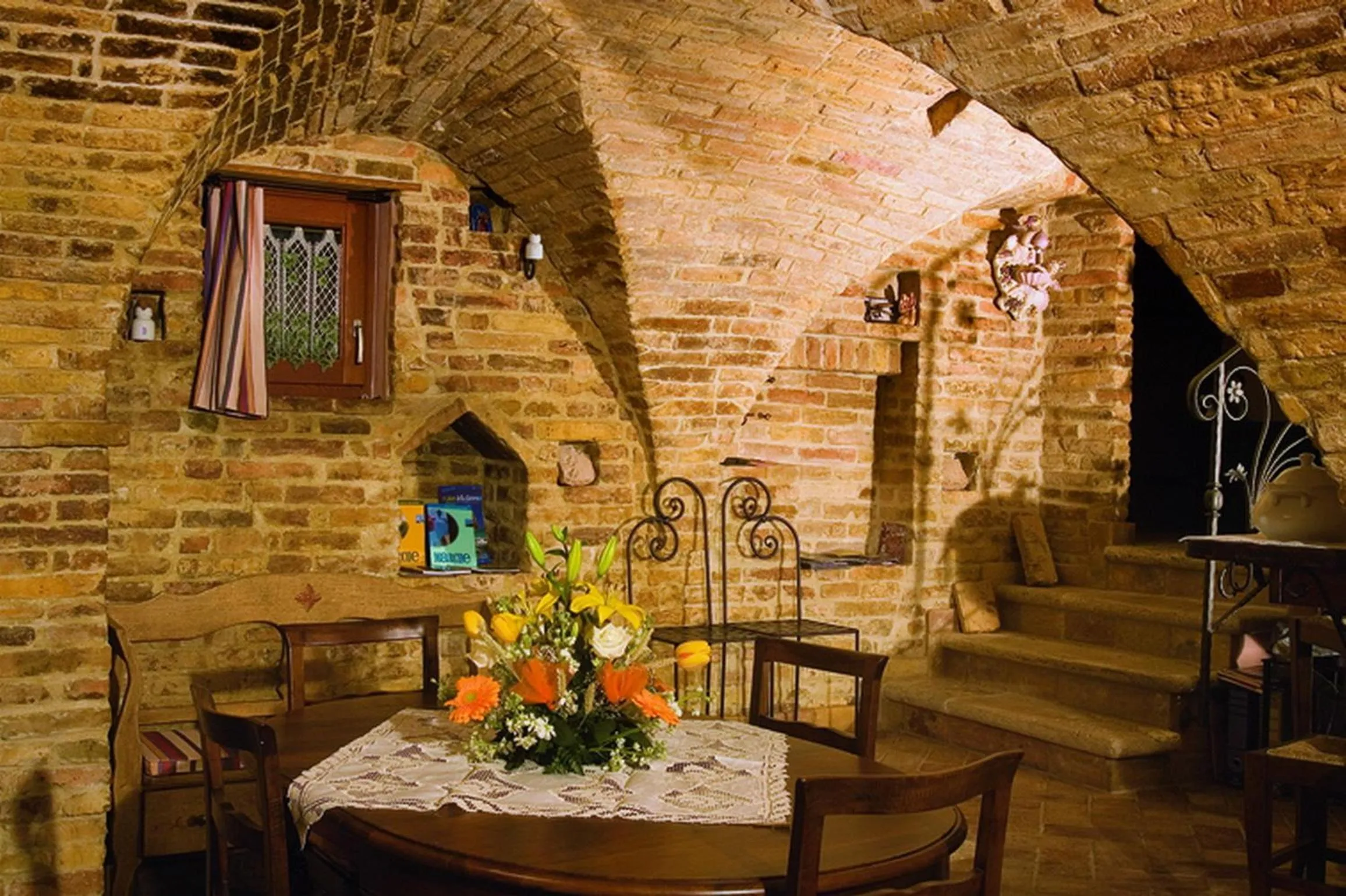 Decorative detail in La Torretta sul Borgo