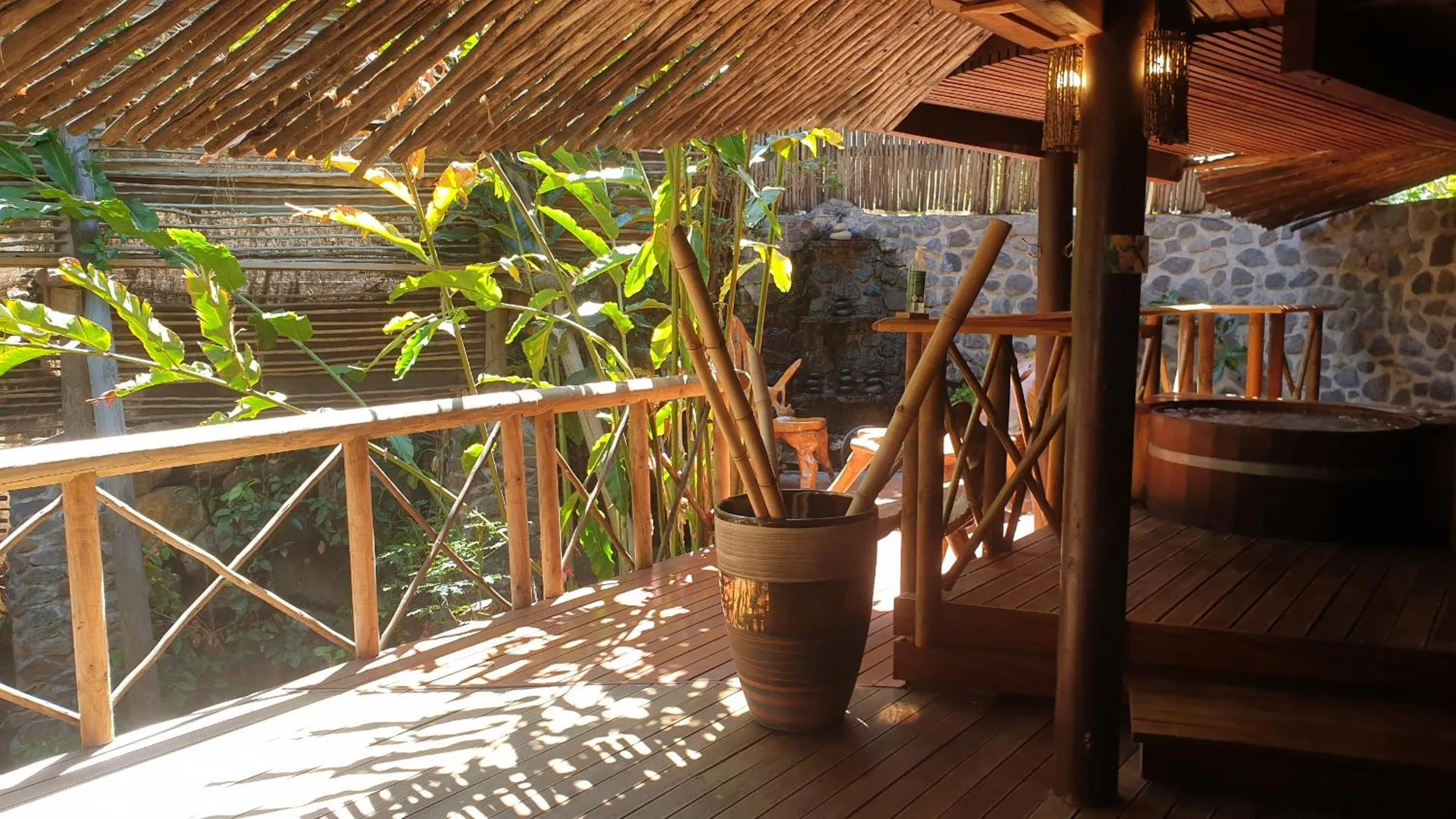 Spa and wellness centre/facilities in Lodge Roche Tamarin