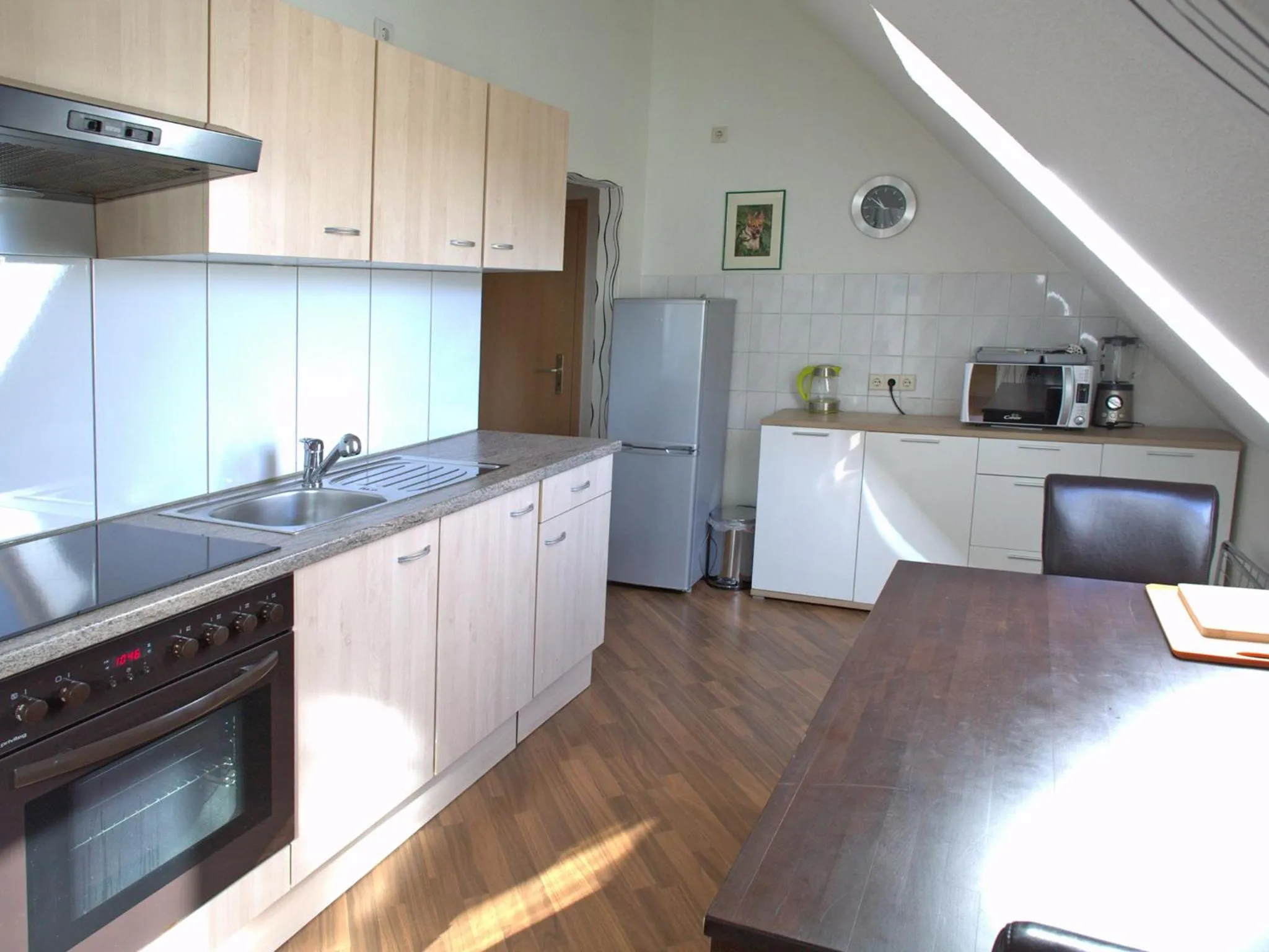 Kitchen or kitchenette in Hotel Zum Wersehof