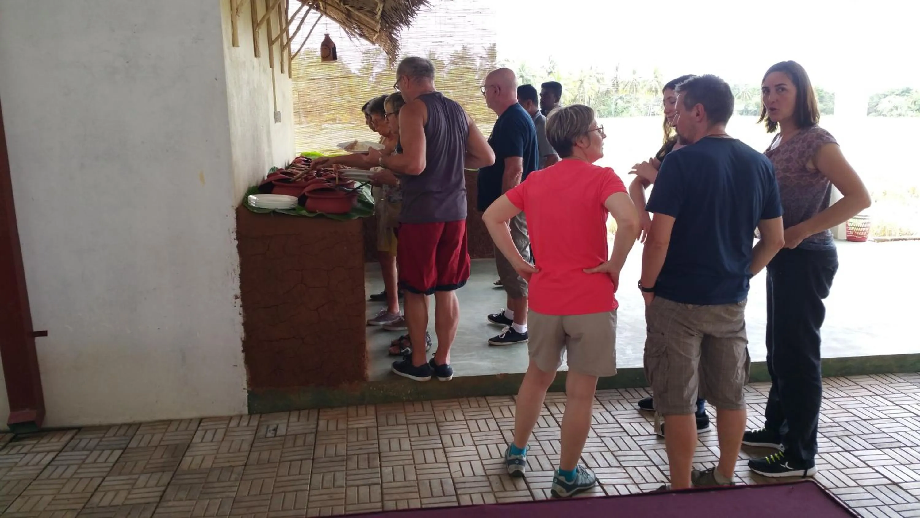 group of guests in Rivonway Hotel Polonnaruwa