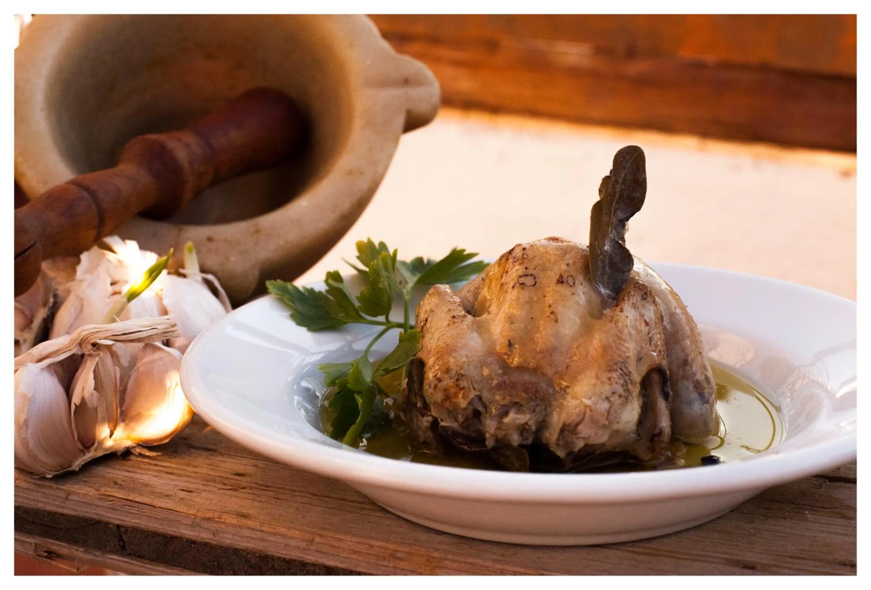 Food close-up in El Mesón de Despeñaperros
