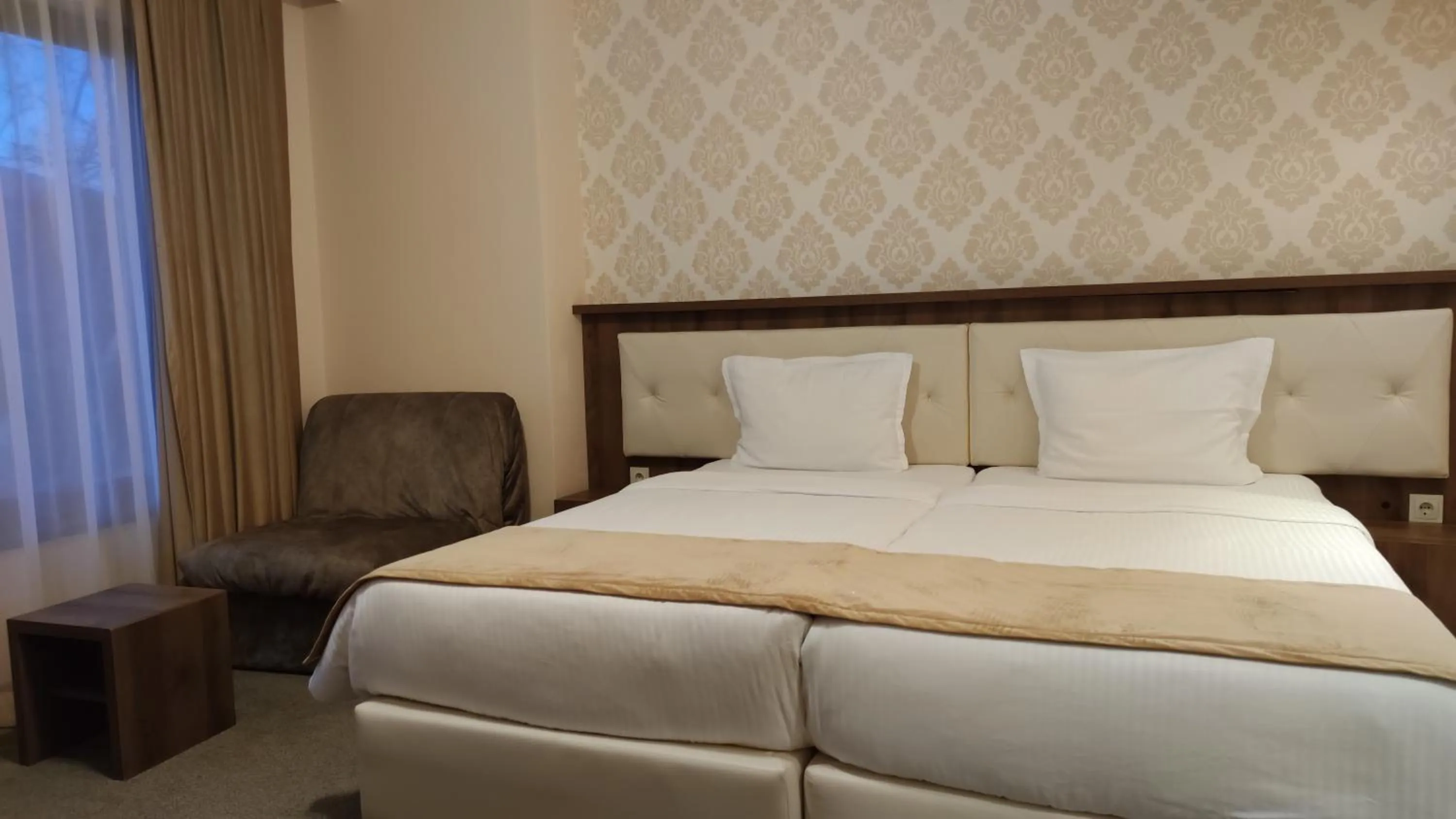 Bed in SPA Hotel Medicus