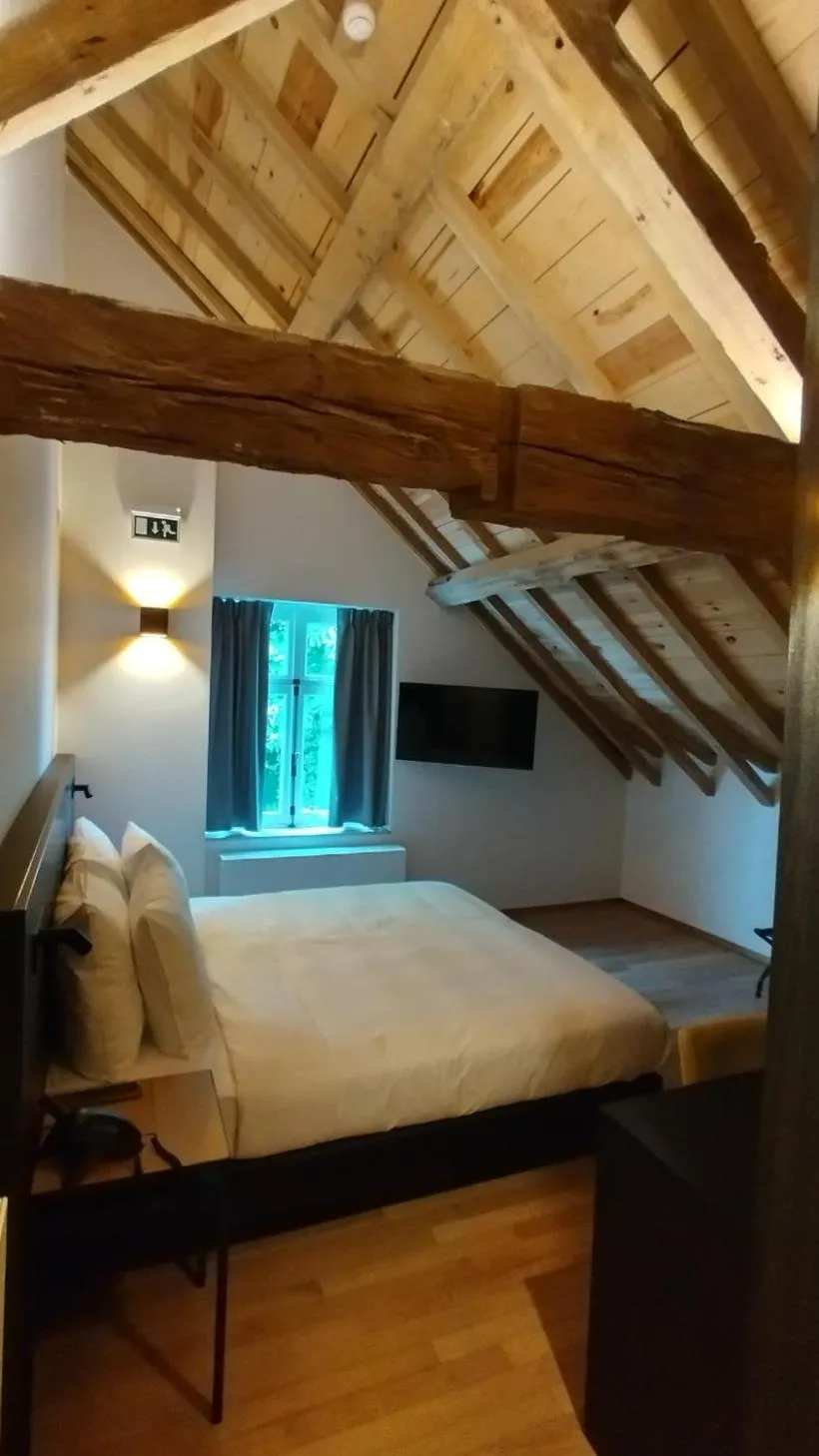 Bed in Hotel Kronacker