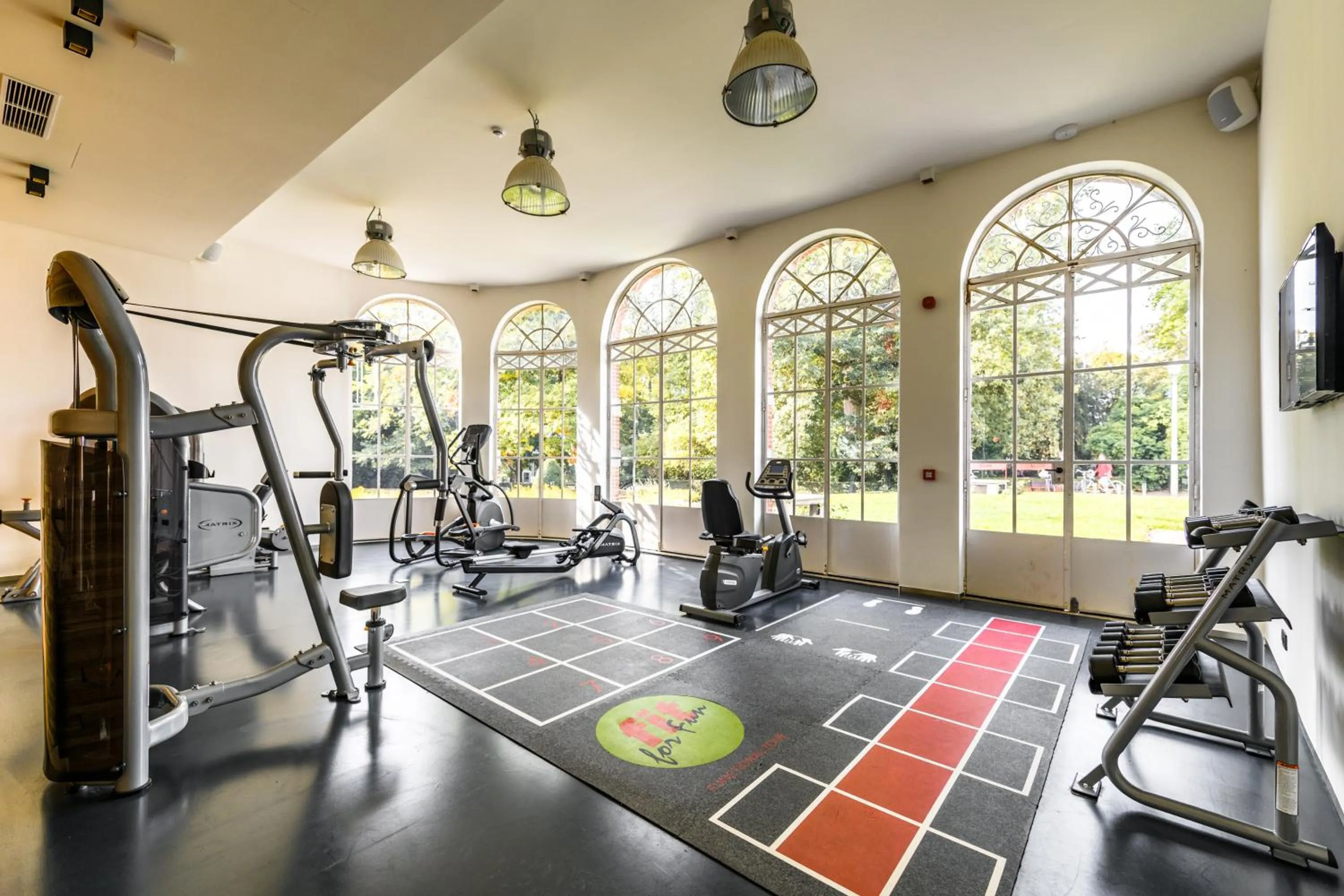 Fitness centre/facilities in Hotel Kronacker