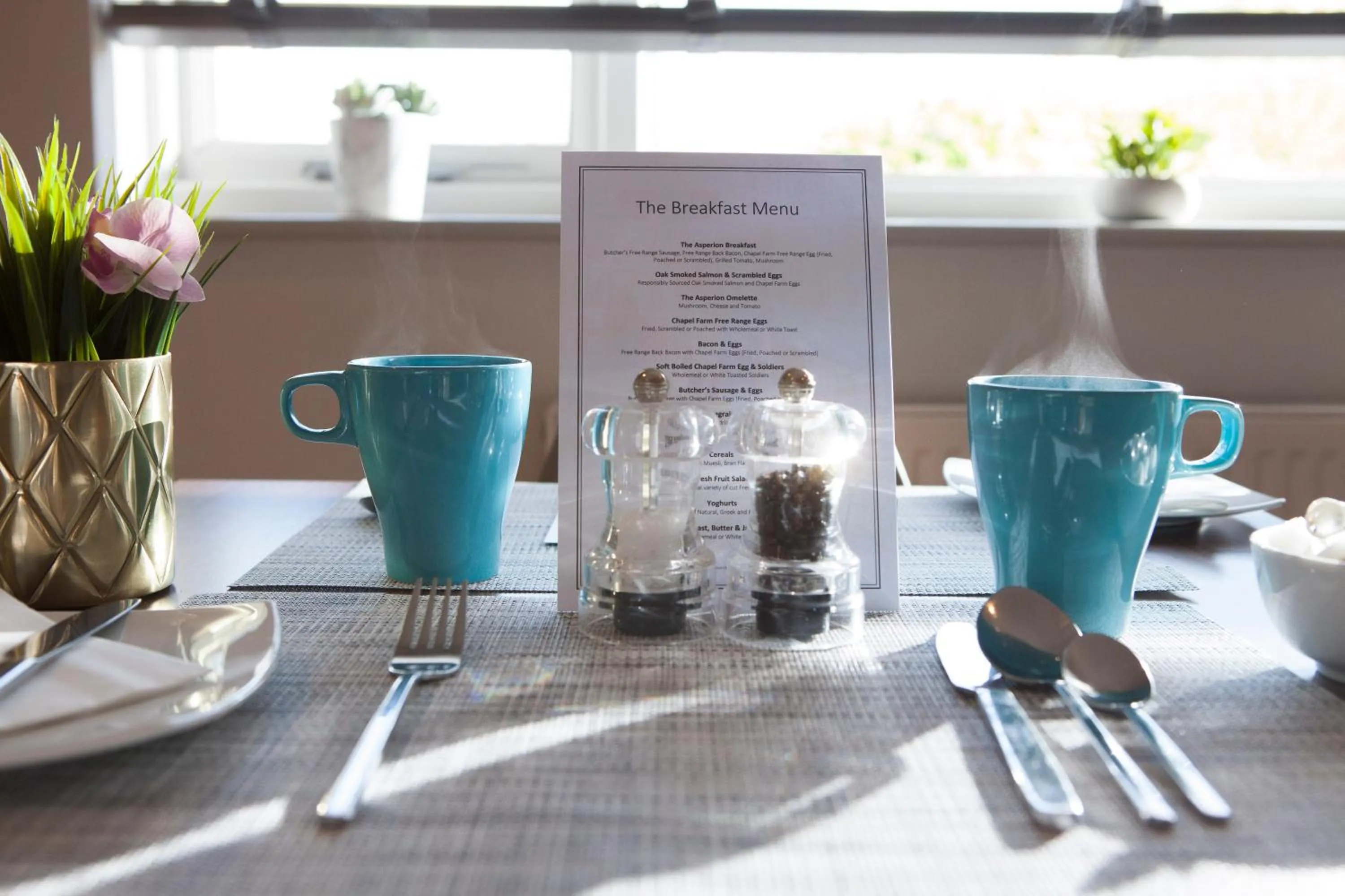 Coffee/tea facilities in Asperion Hotel