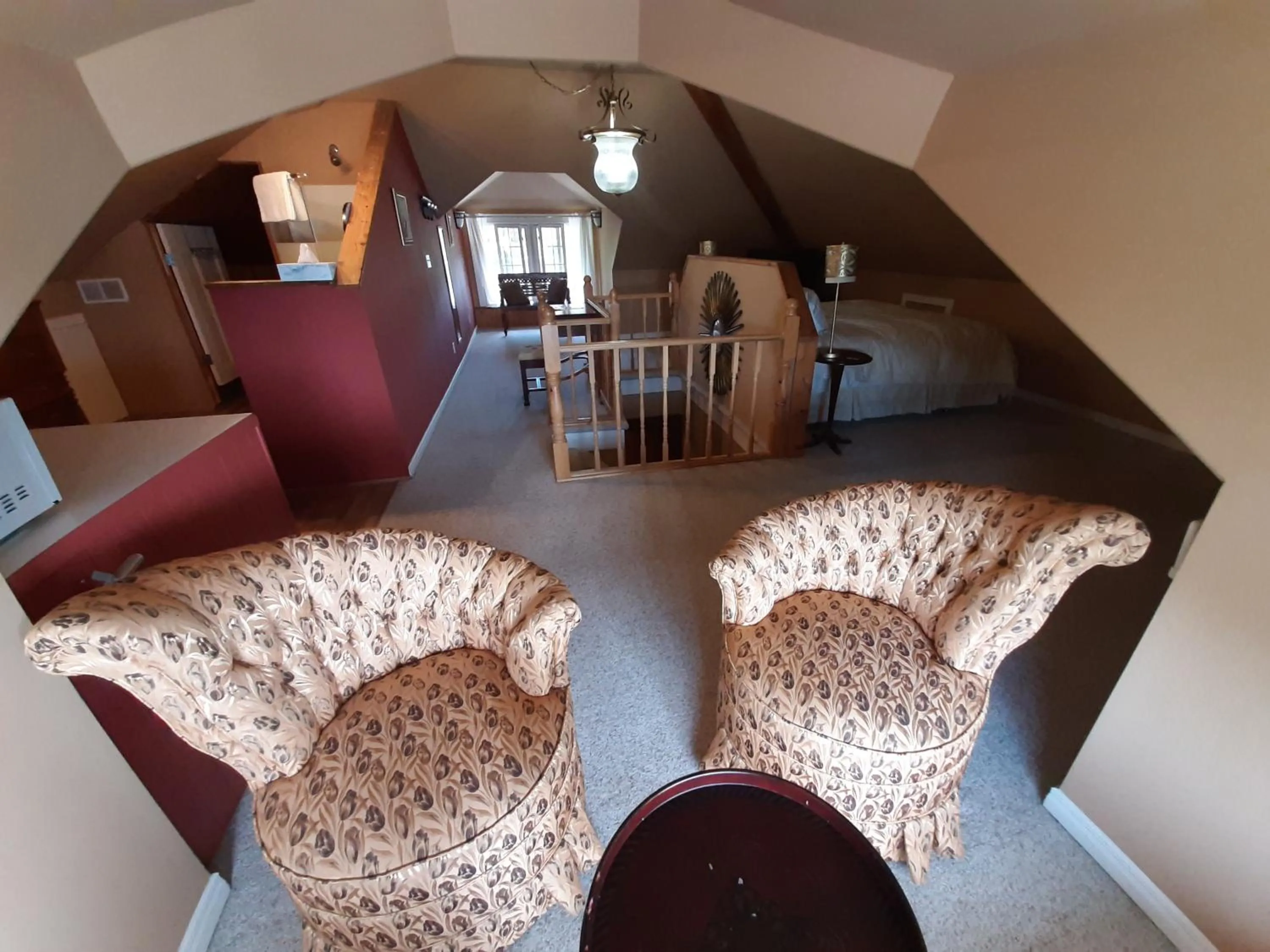 Seating area in Stonewater Manor B&B