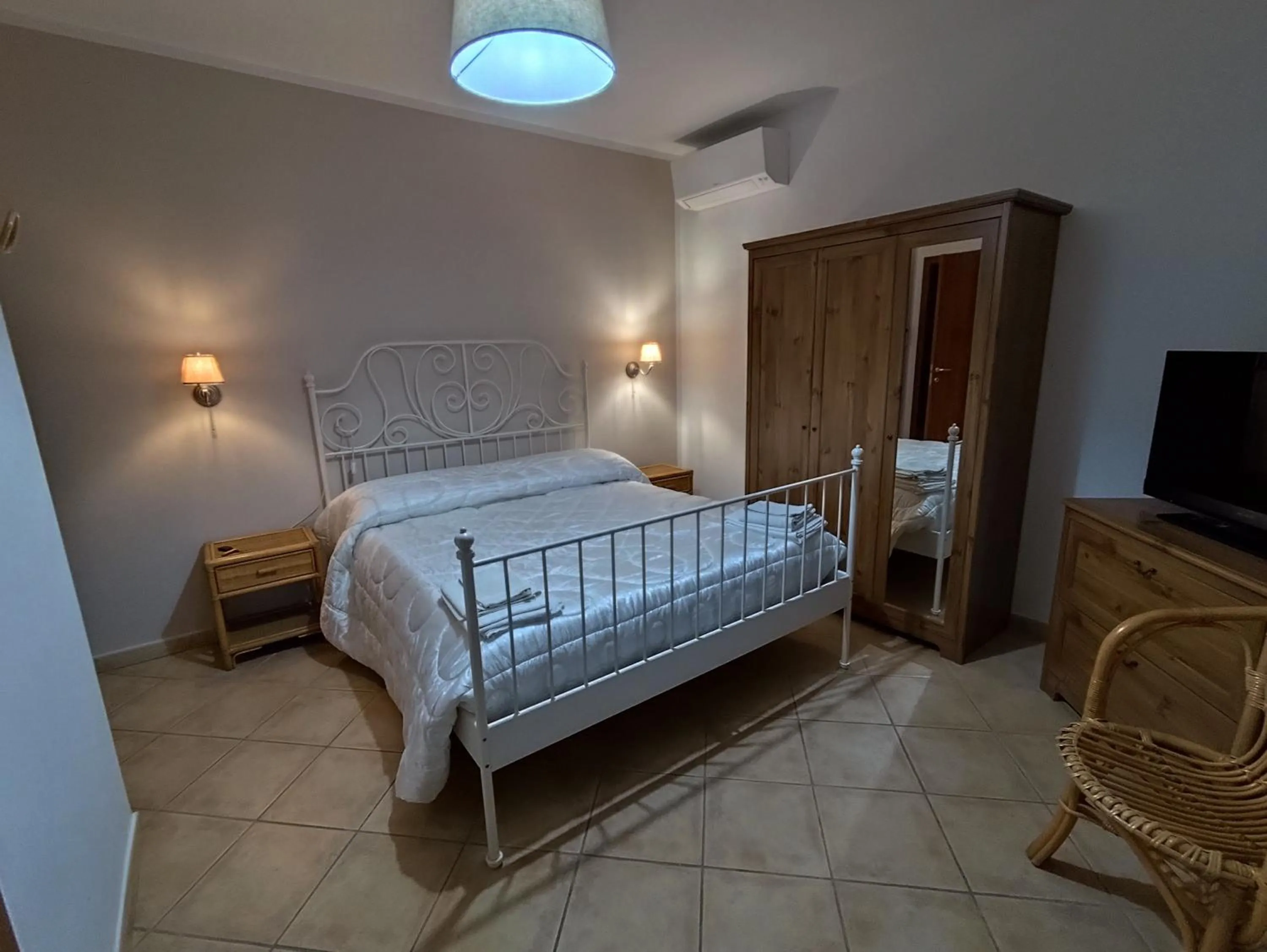 Bed in Villa Cristina