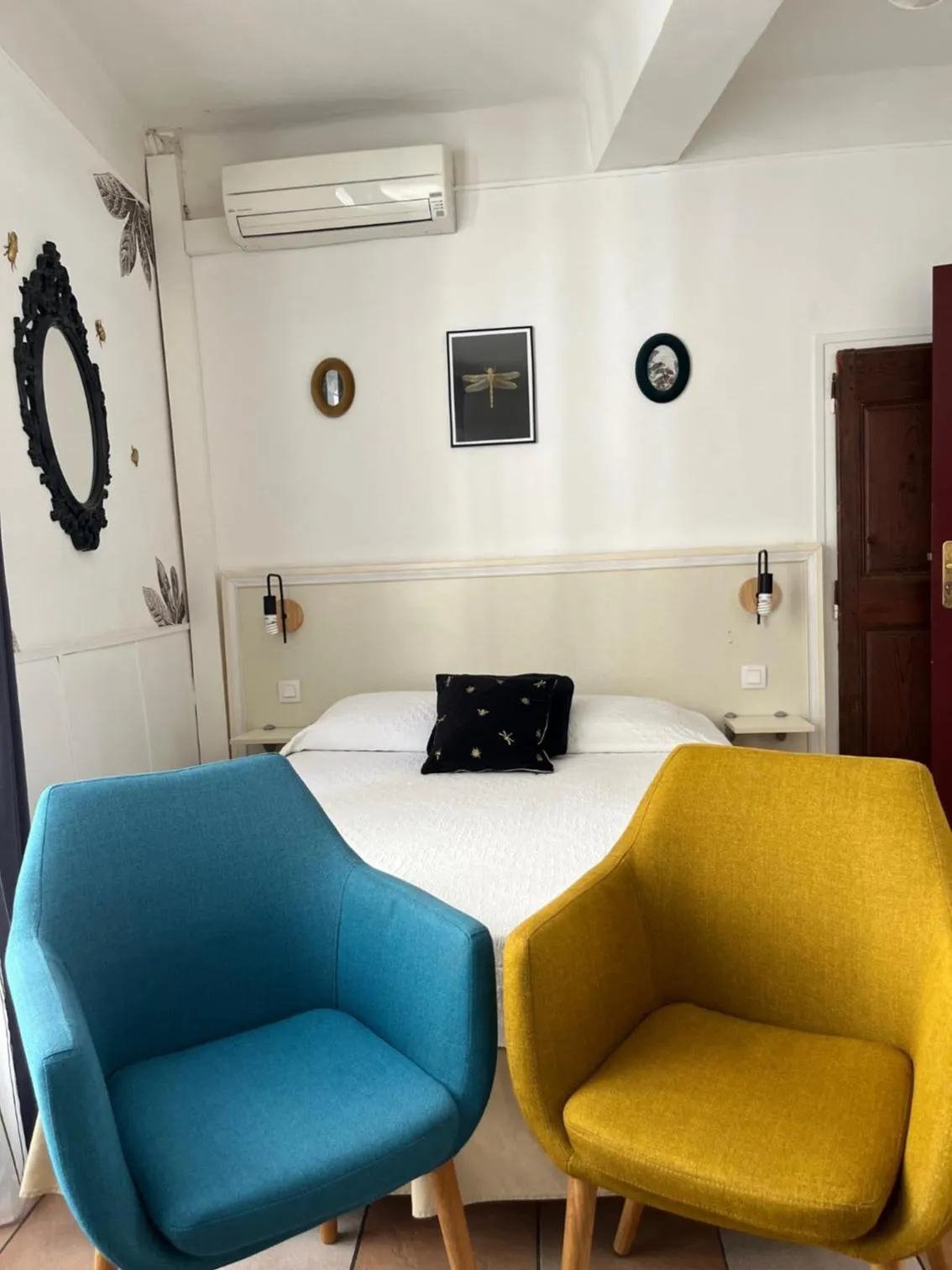 Bed in Hotel Le Flore