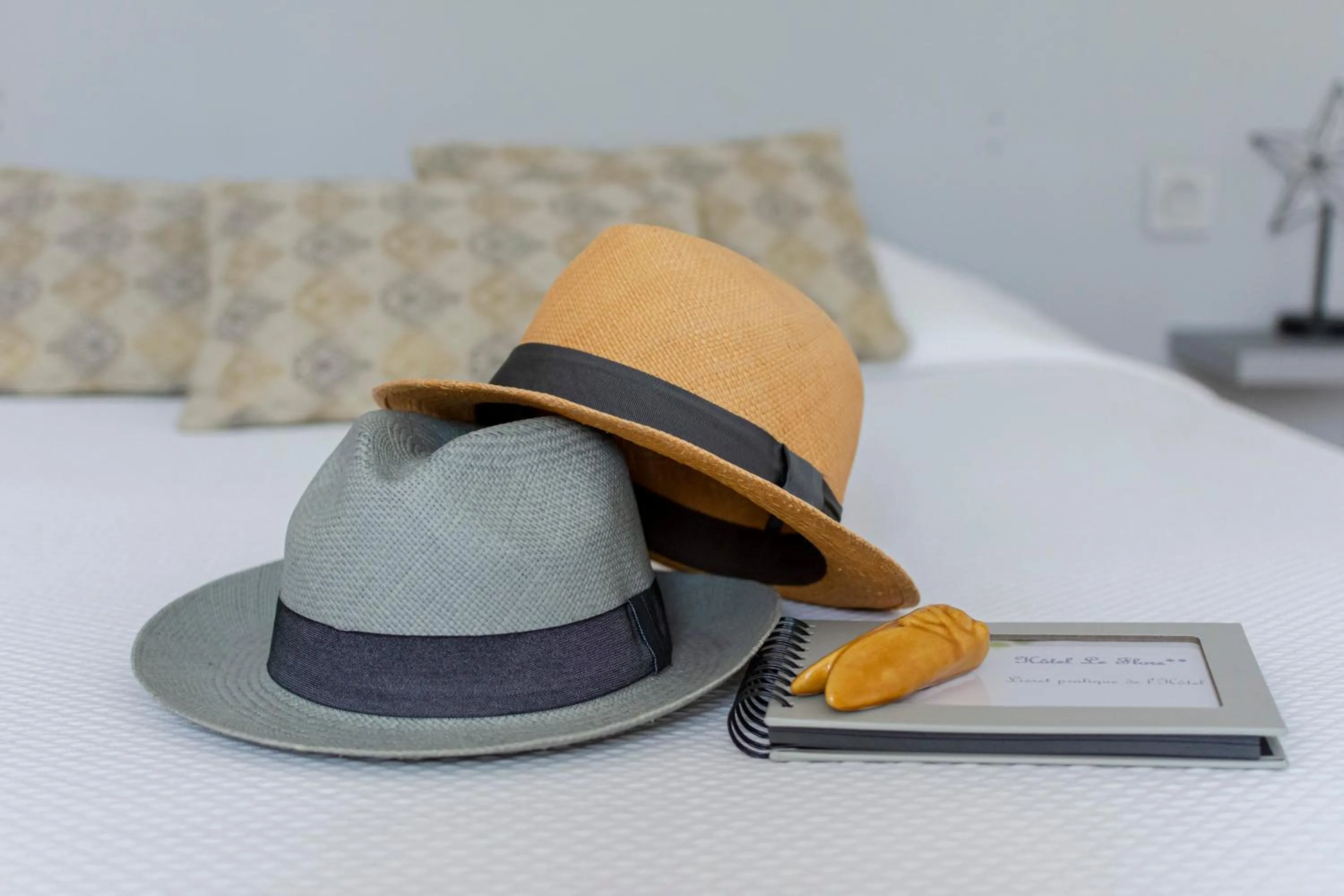 Decorative detail, Bed in Hotel Le Flore