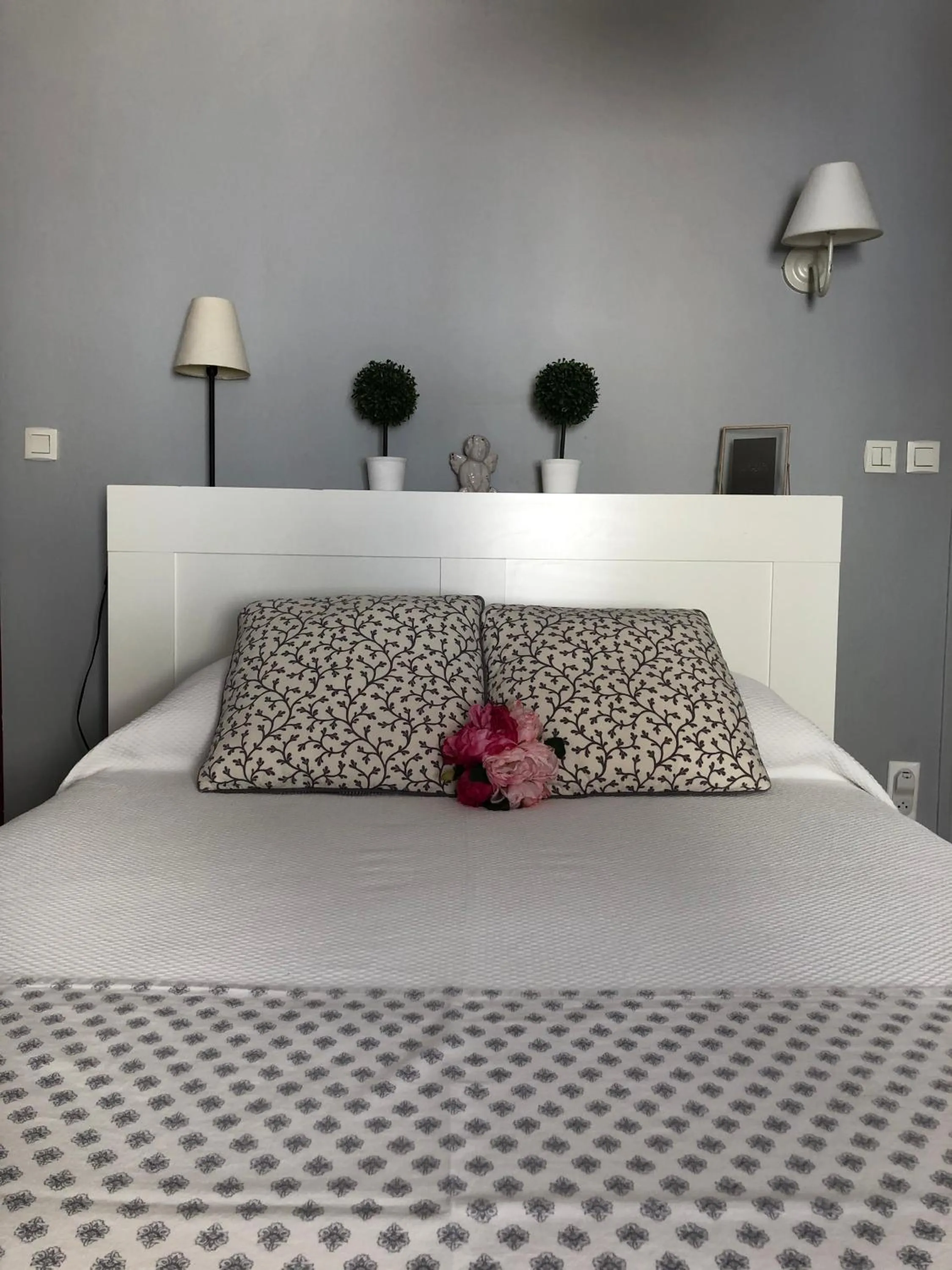 Bed in Hotel Le Flore