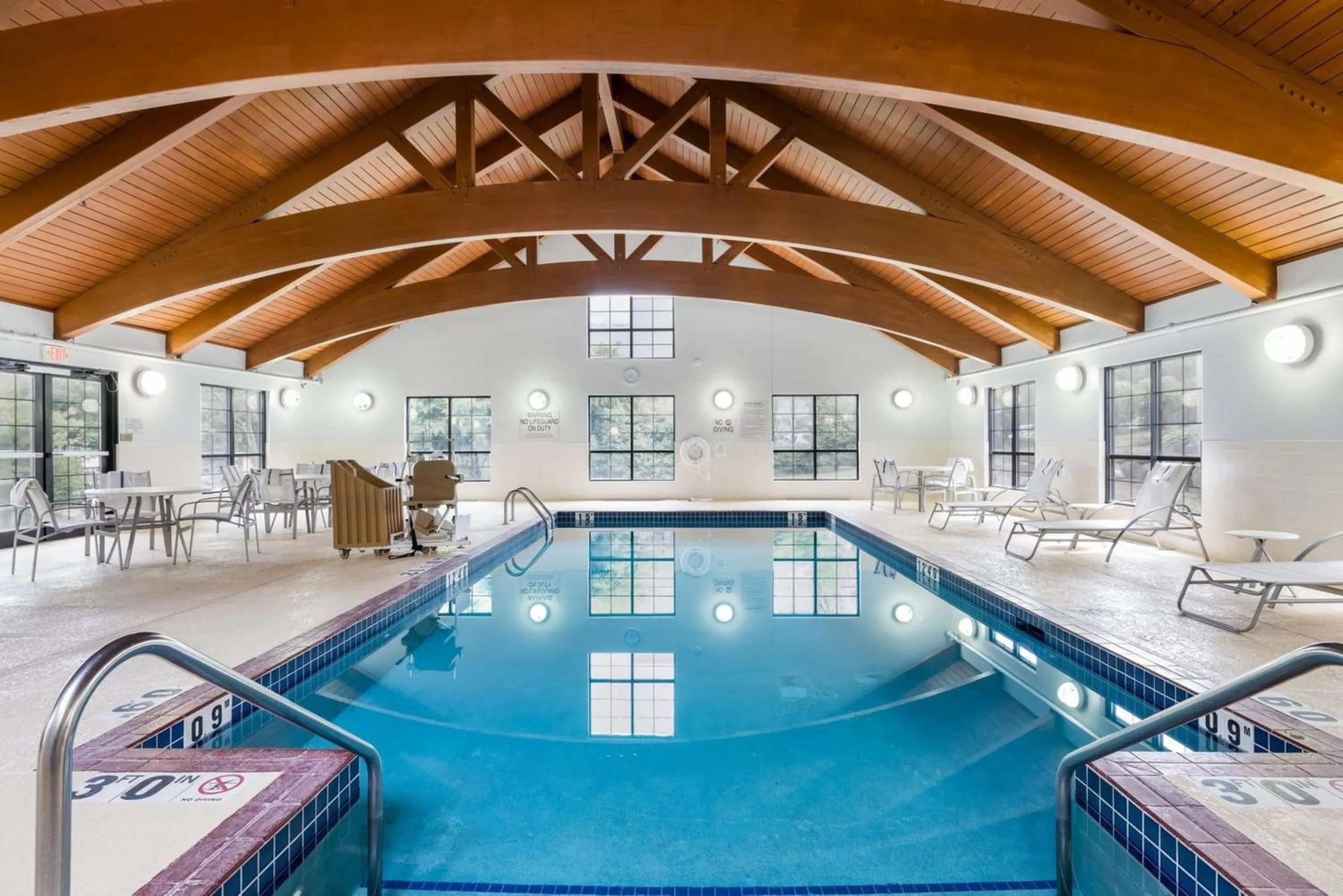 Swimming pool in Staybridge Suites Madison - East by IHG