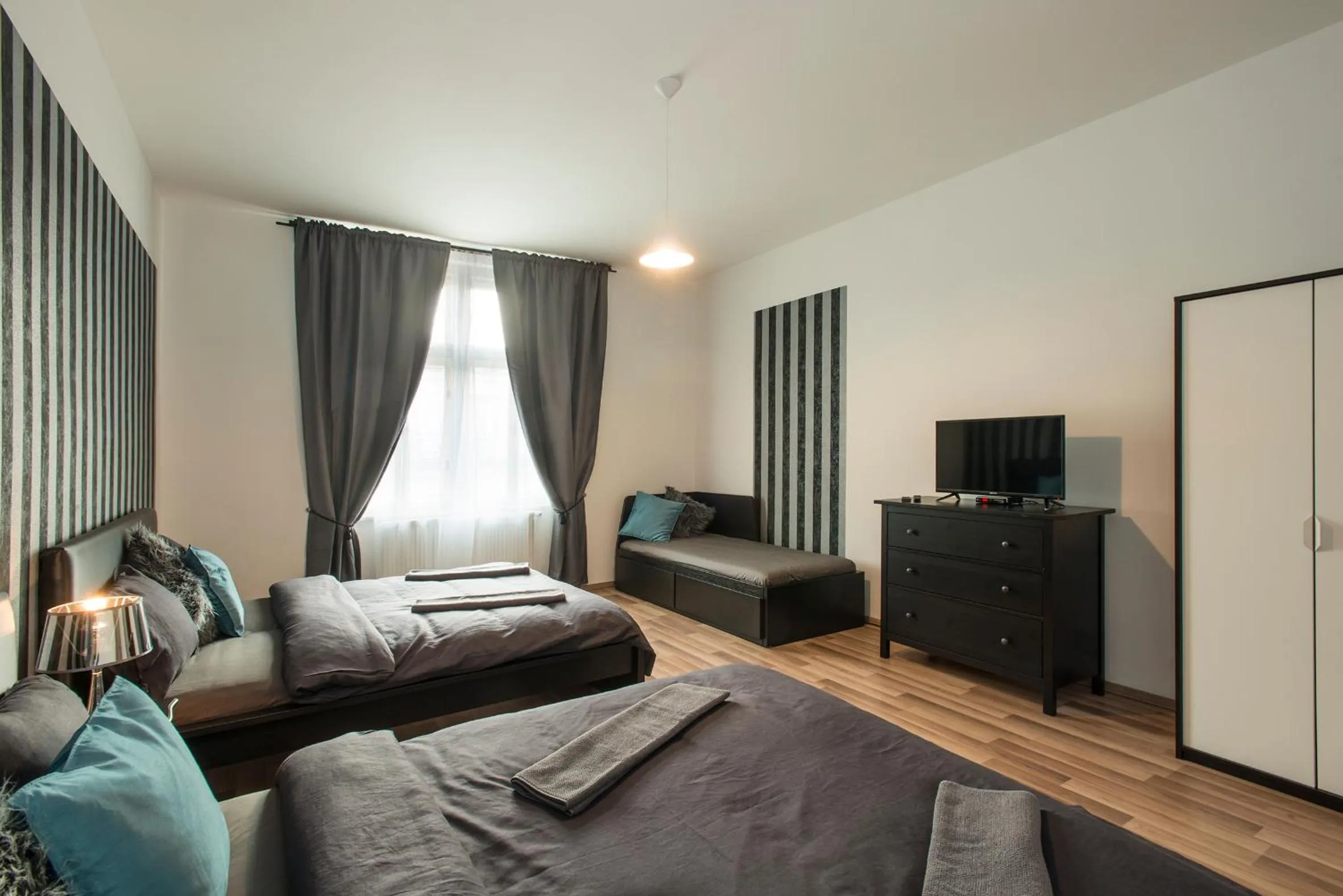 Bedroom, Bed in Neklanova Apartments