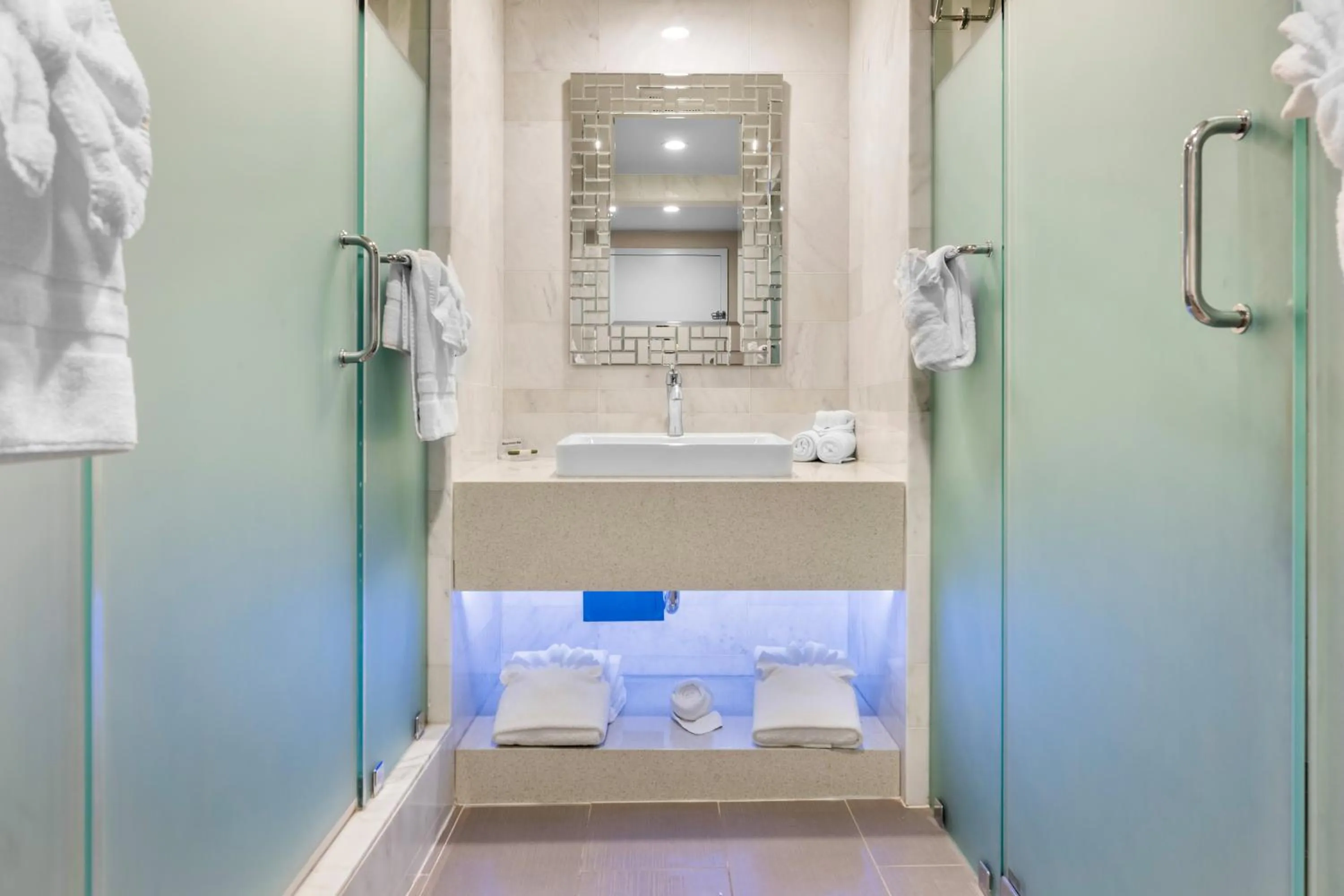 Bathroom in voco Laguna Hills by IHG