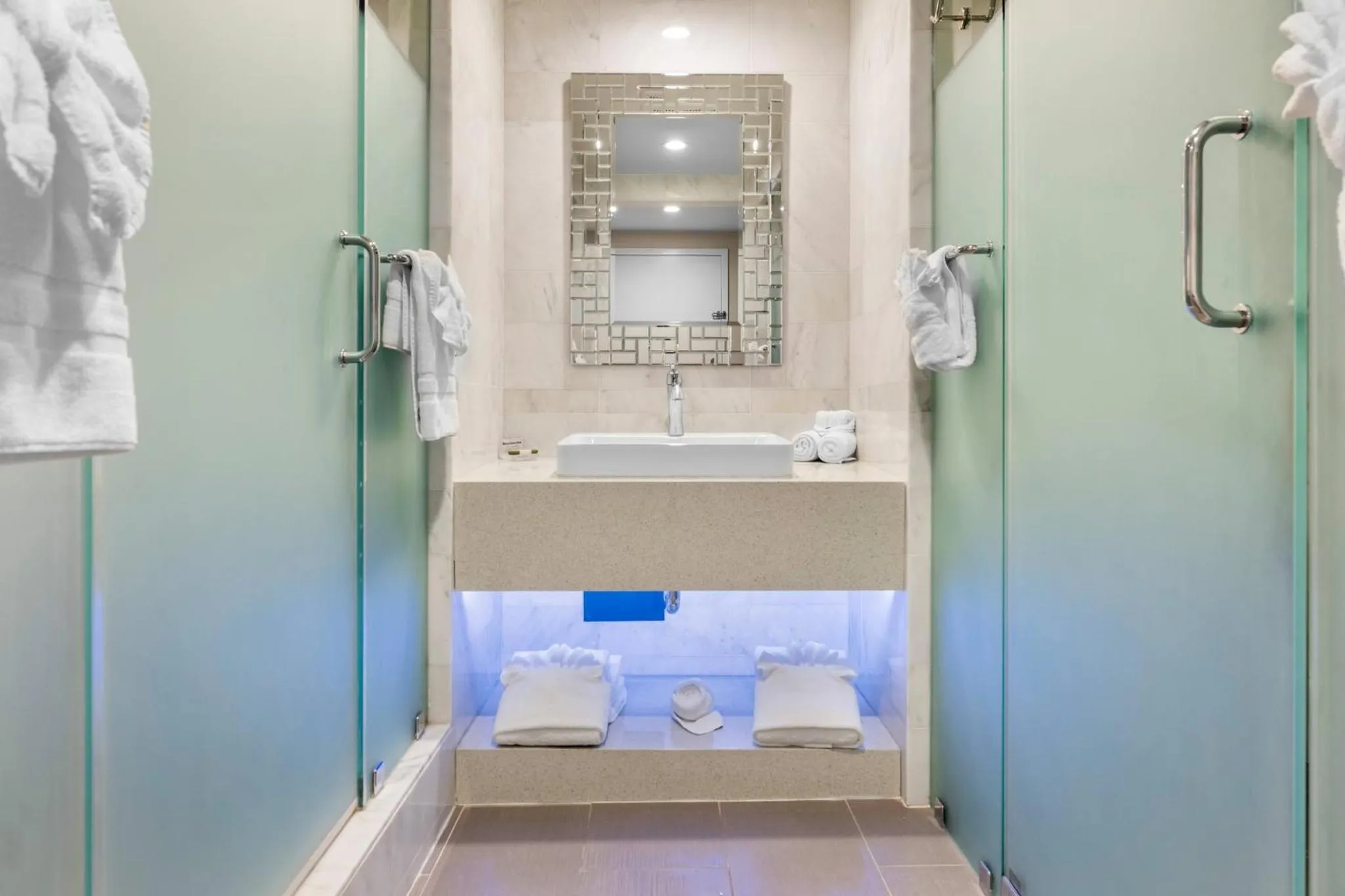 Bathroom in voco Laguna Hills by IHG