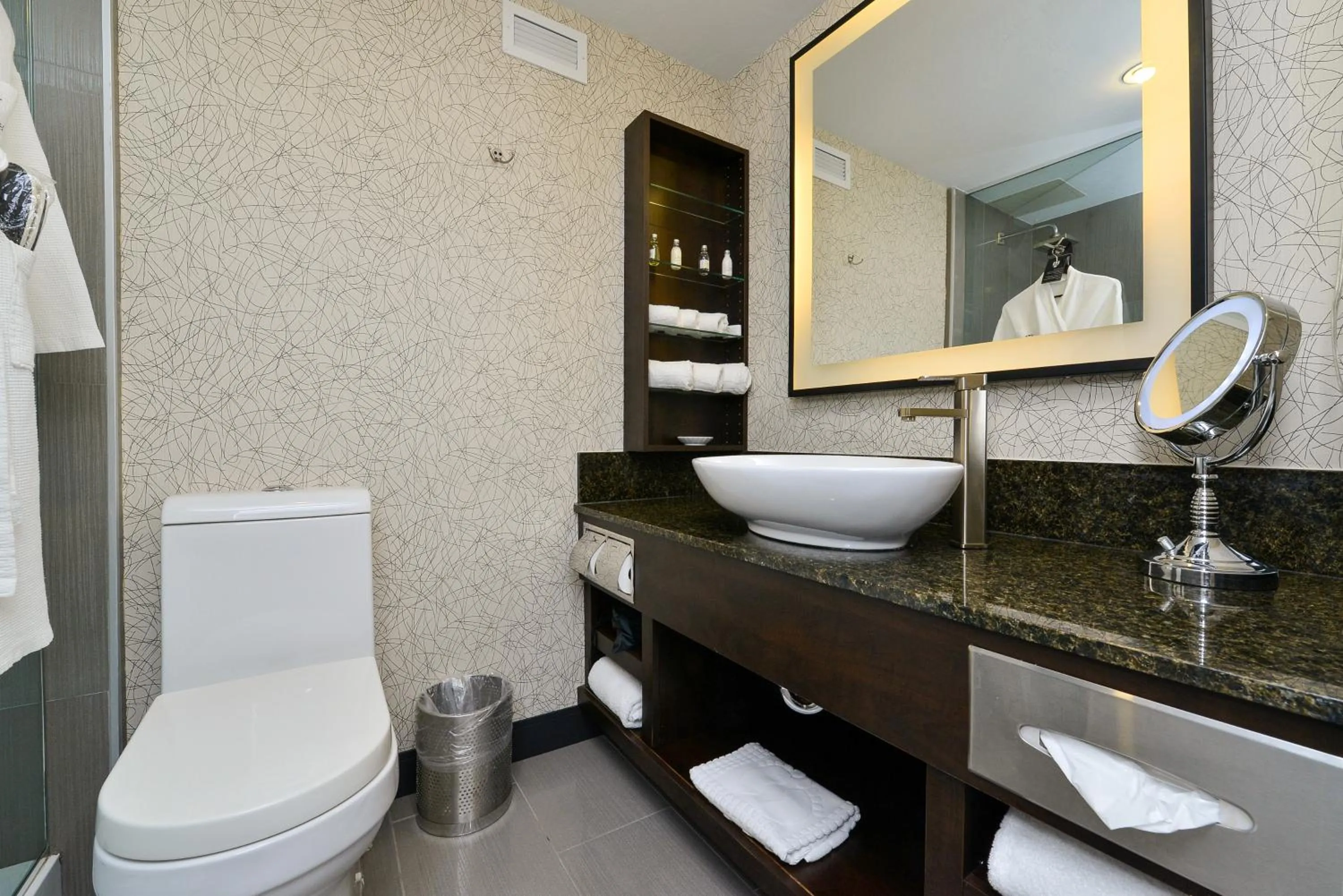 Bathroom in voco Laguna Hills by IHG