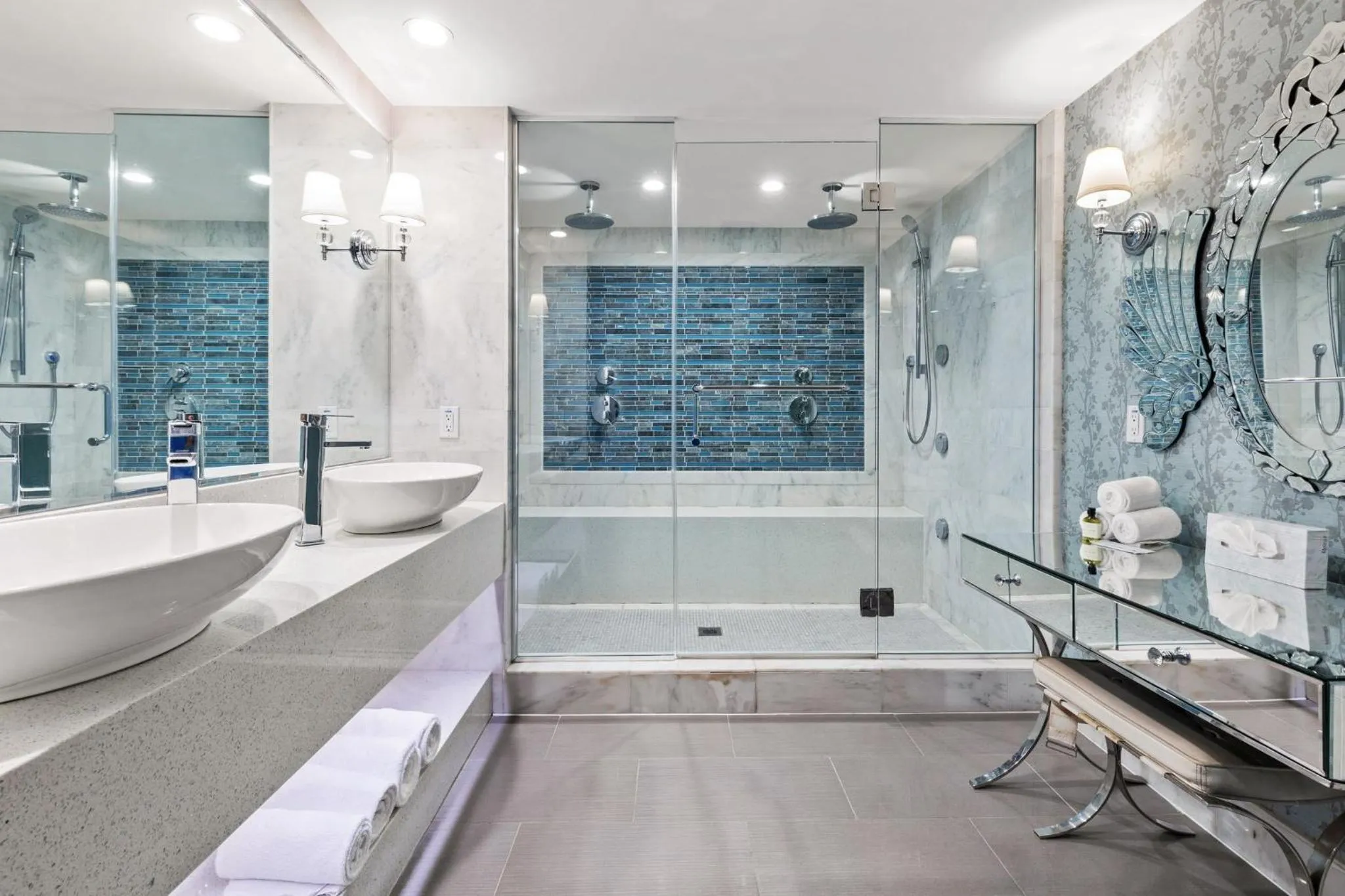 Bathroom in voco Laguna Hills by IHG