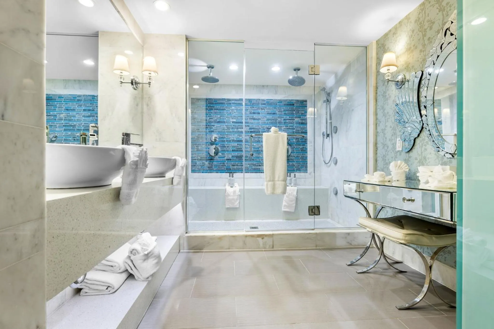 Bathroom in voco Laguna Hills by IHG