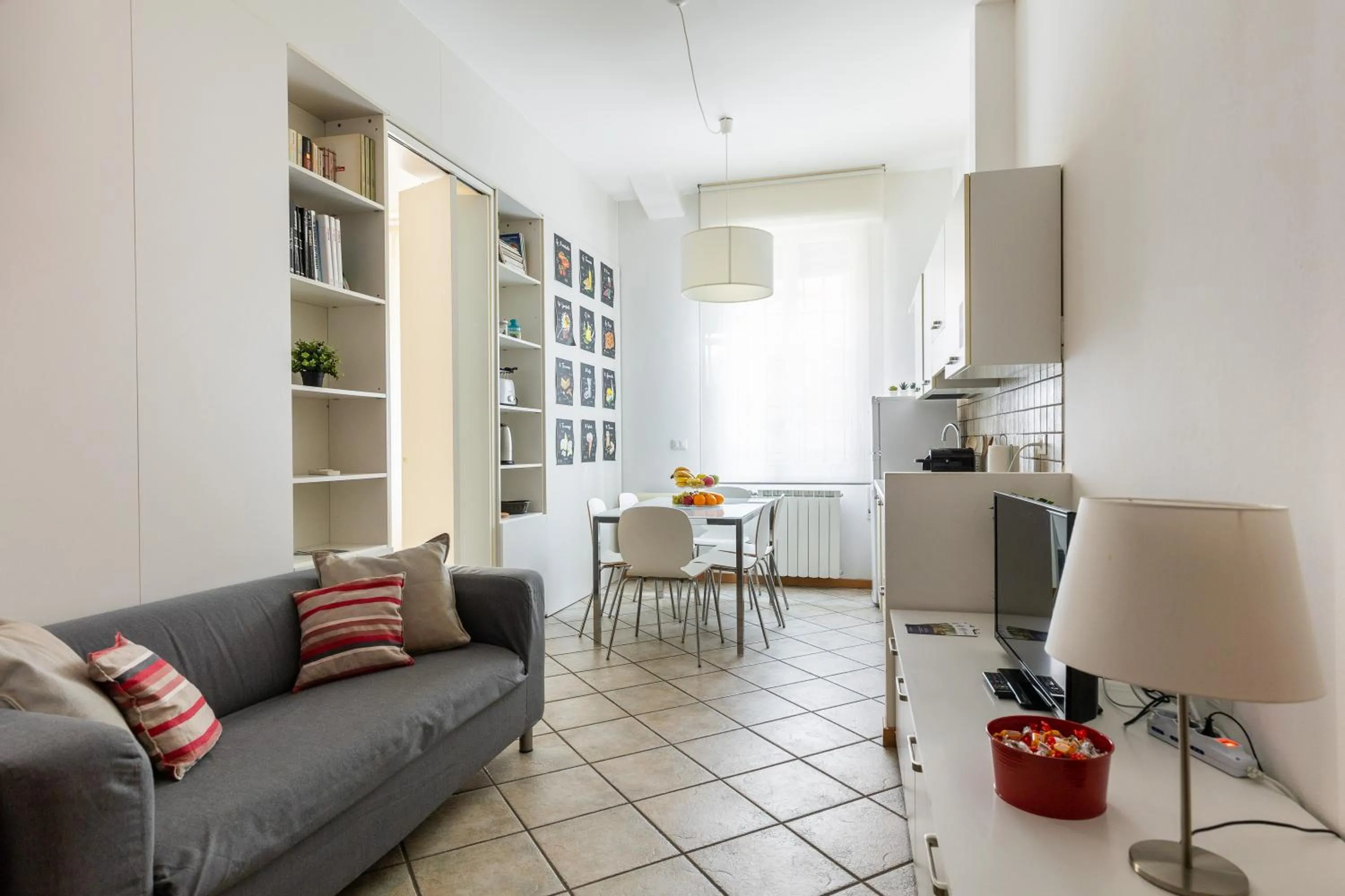 Living room in Portobello Apartments