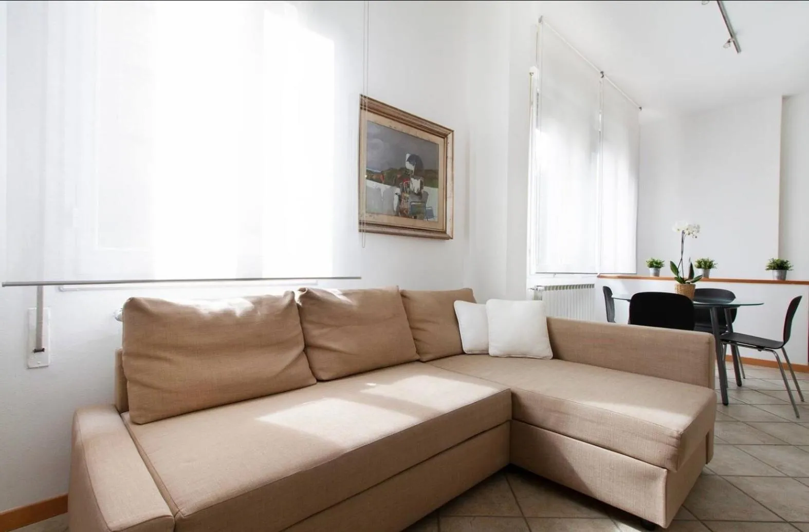 Living room in Portobello Apartments