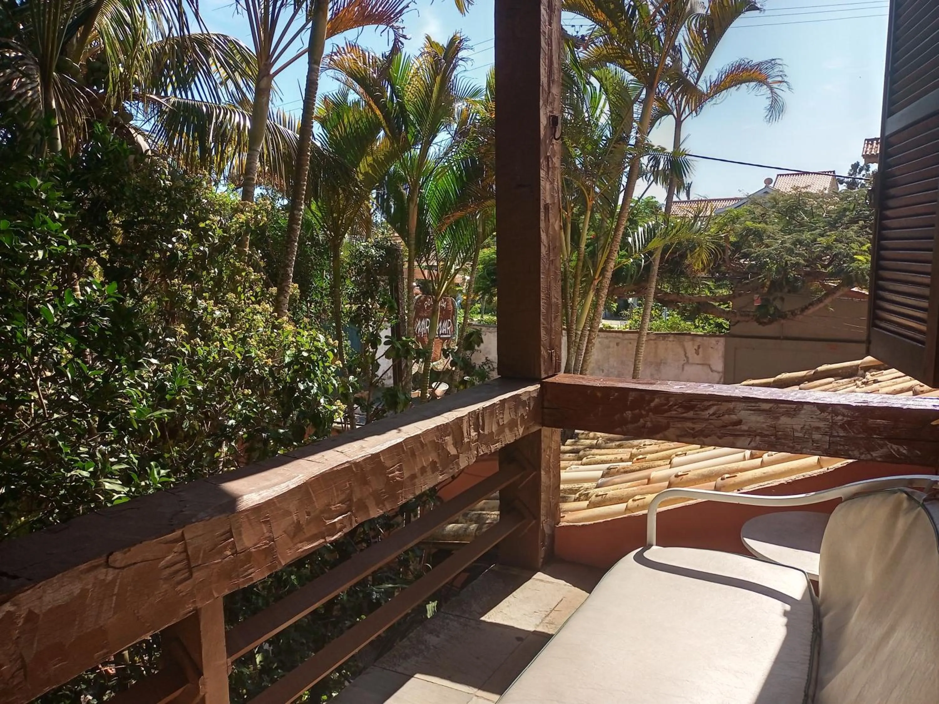 Balcony/Terrace in Pousada Mar a Mar