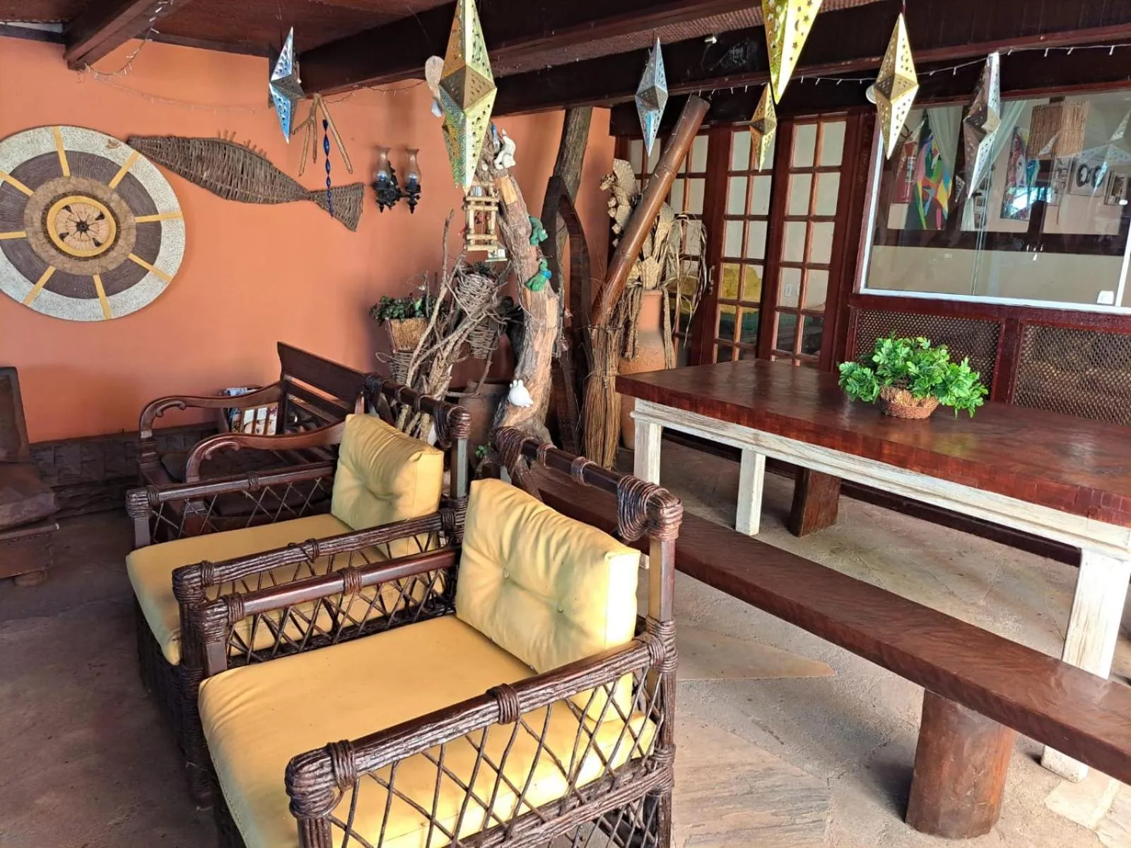 Lobby or reception in Pousada Mar a Mar