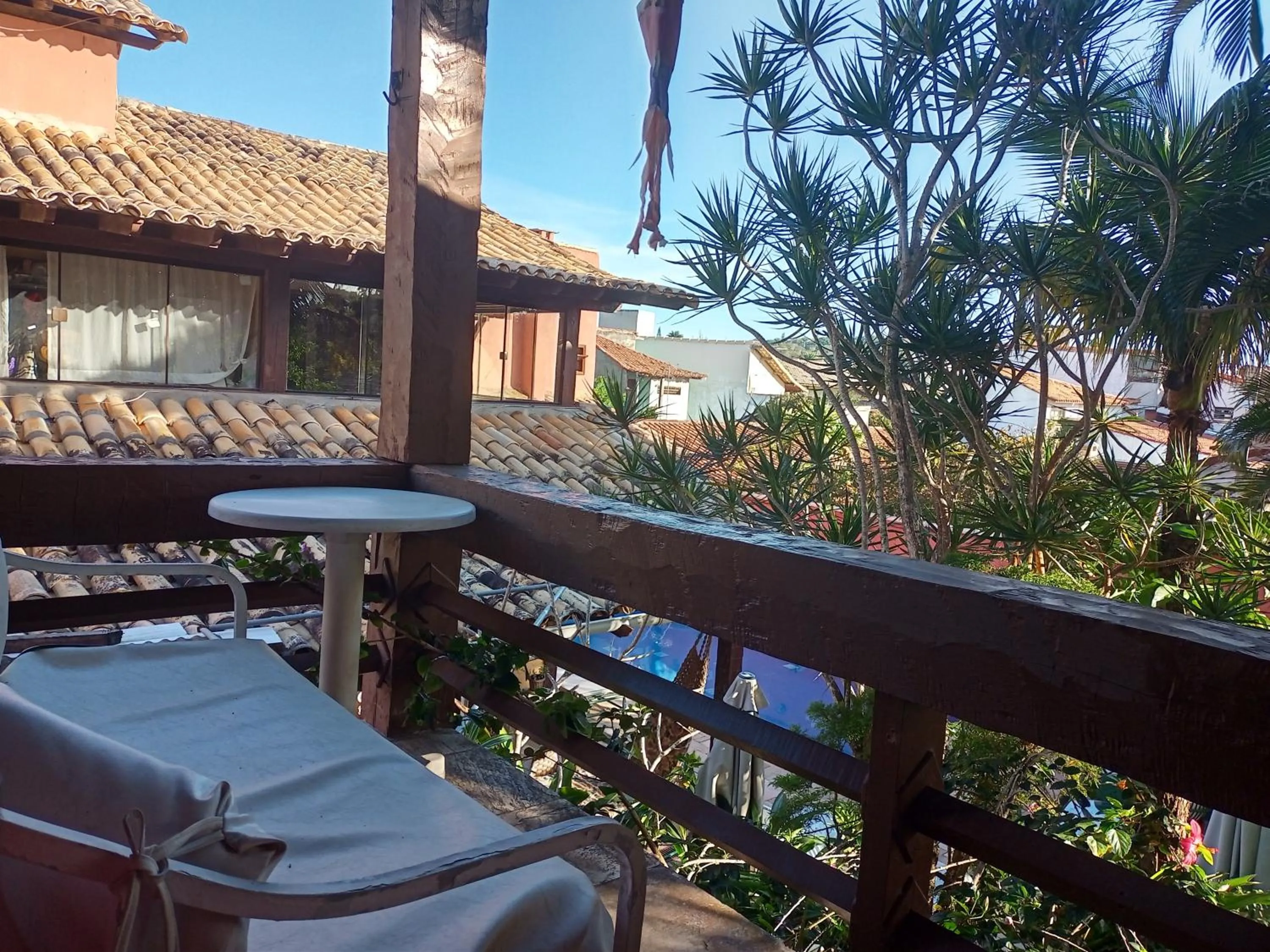 Balcony/Terrace in Pousada Mar a Mar