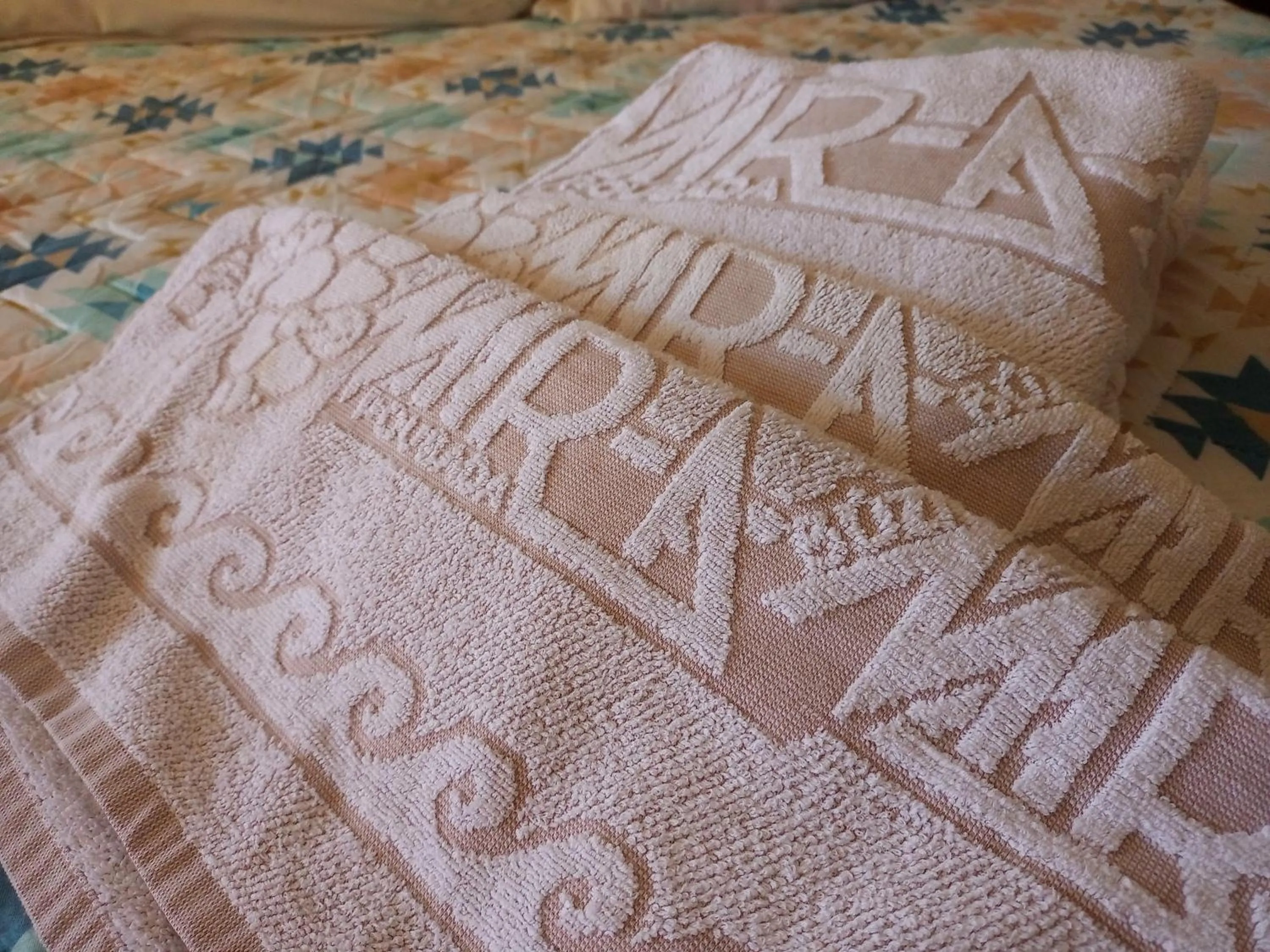 towels in Pousada Mar a Mar