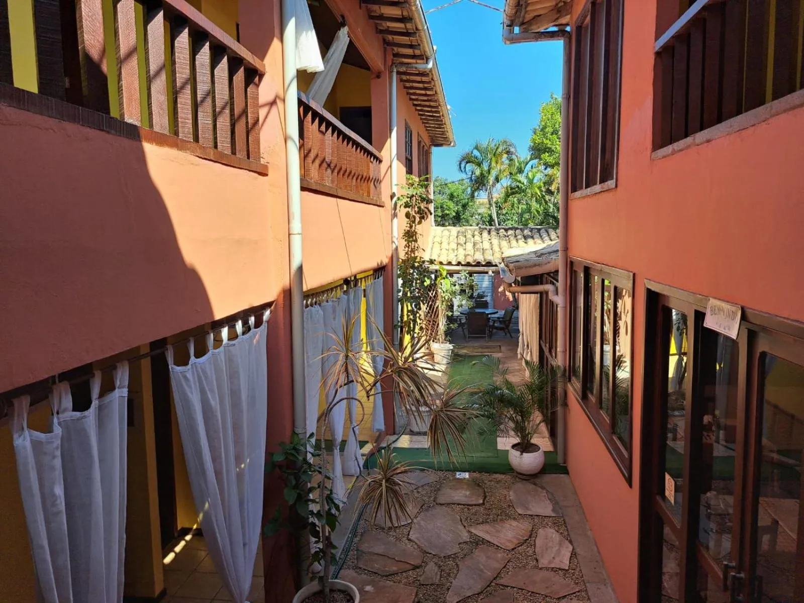 Balcony/Terrace in Pousada Mar a Mar