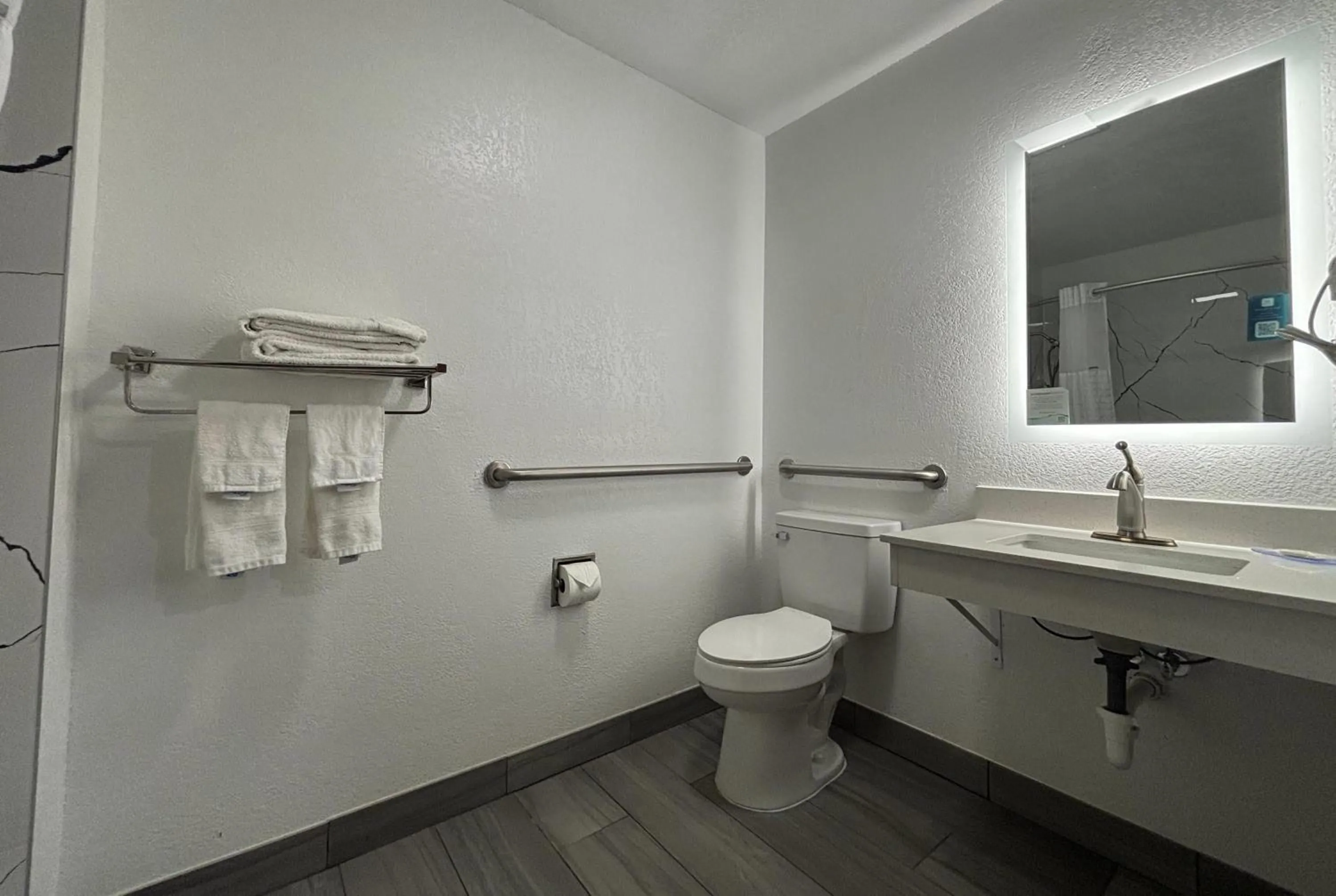 Bathroom in Super 8 by Wyndham Peoria