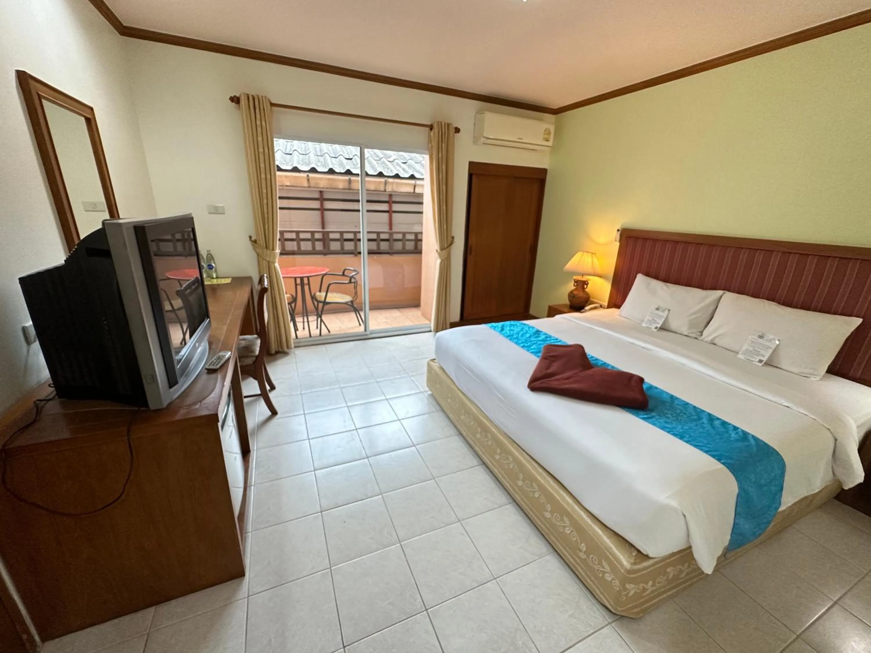 Photo of the whole room, Bed in Thipurai Beach Hotel