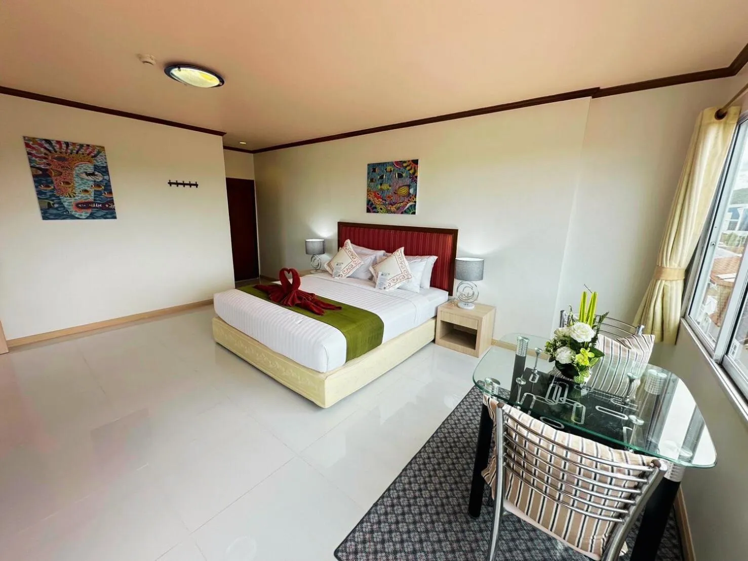 Bedroom, Bed in Thipurai Beach Hotel