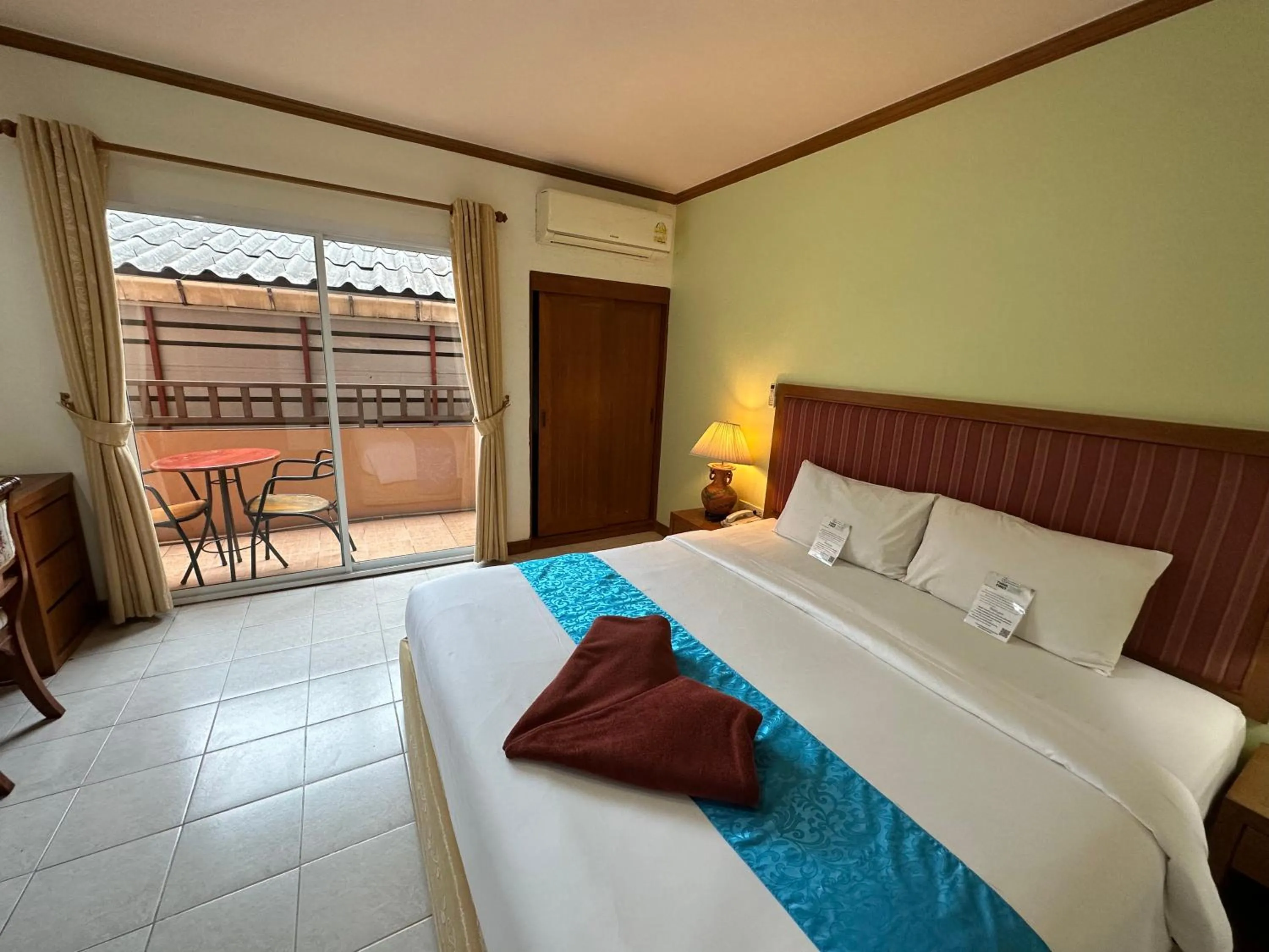 Photo of the whole room, Bed in Thipurai Beach Hotel