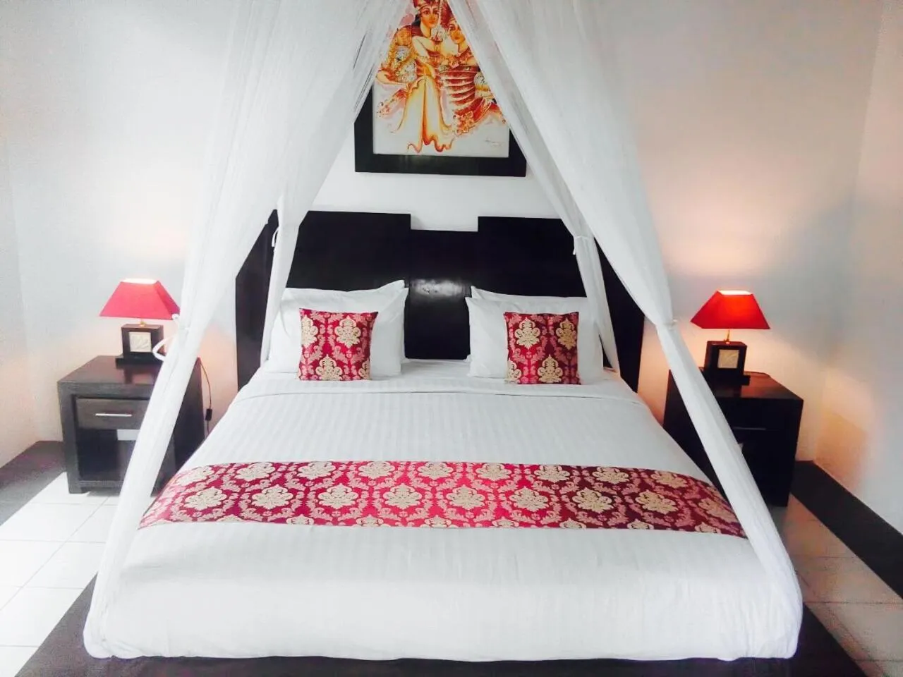 Bedroom, Bed in Villa Cantik Tresna