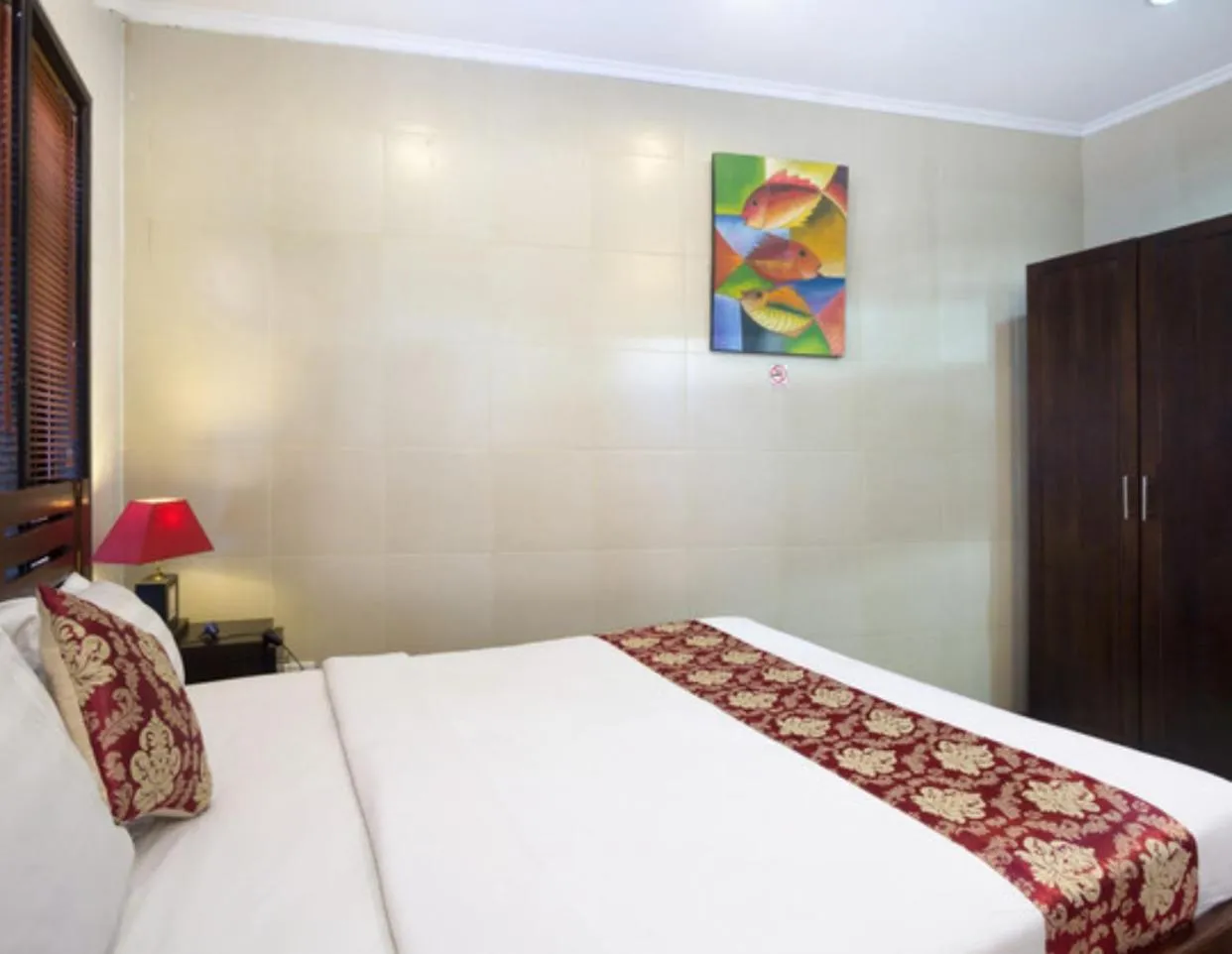 Bed in Villa Cantik Tresna