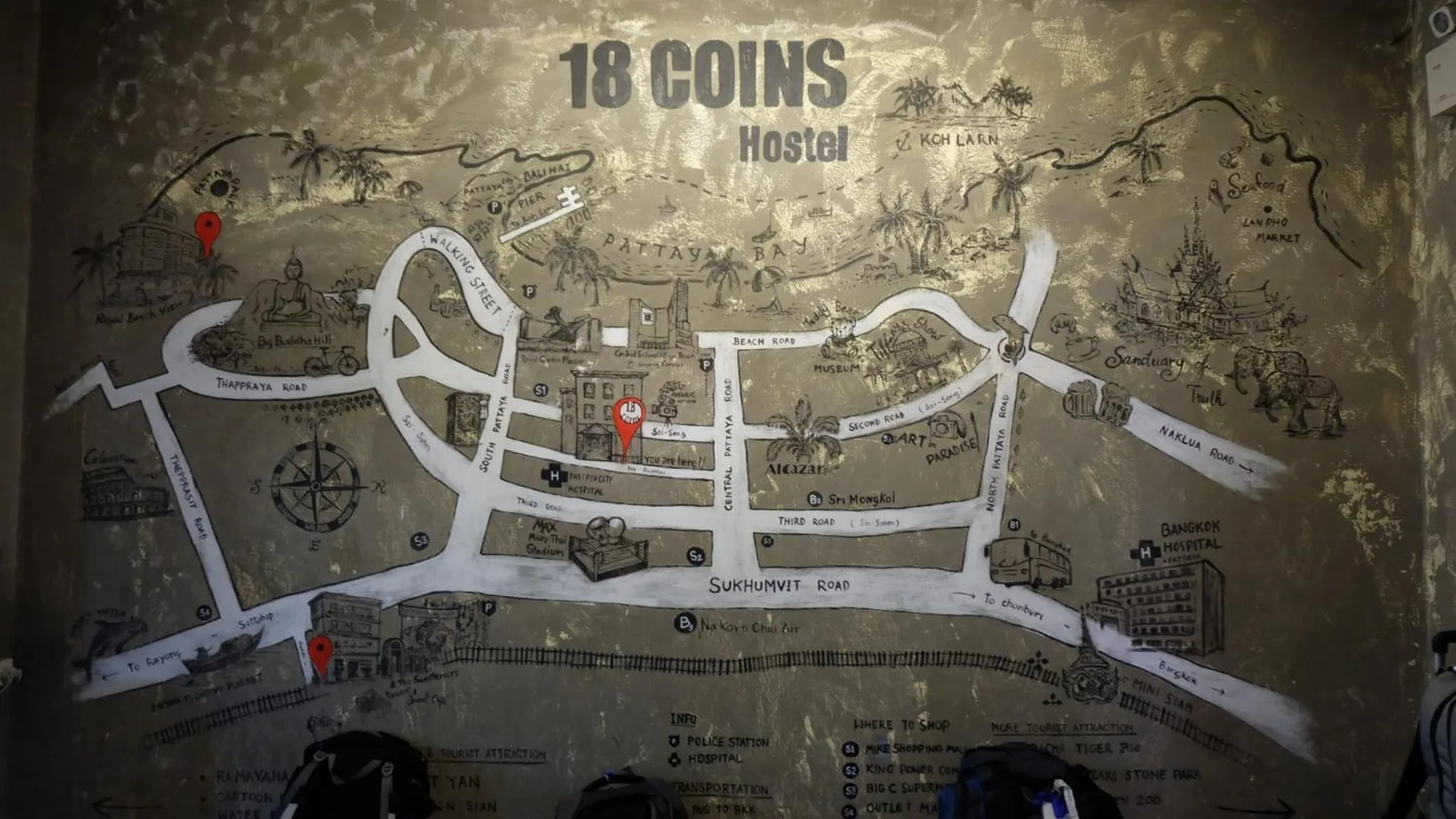 Property logo or sign in 18 Coins Budget Hotel