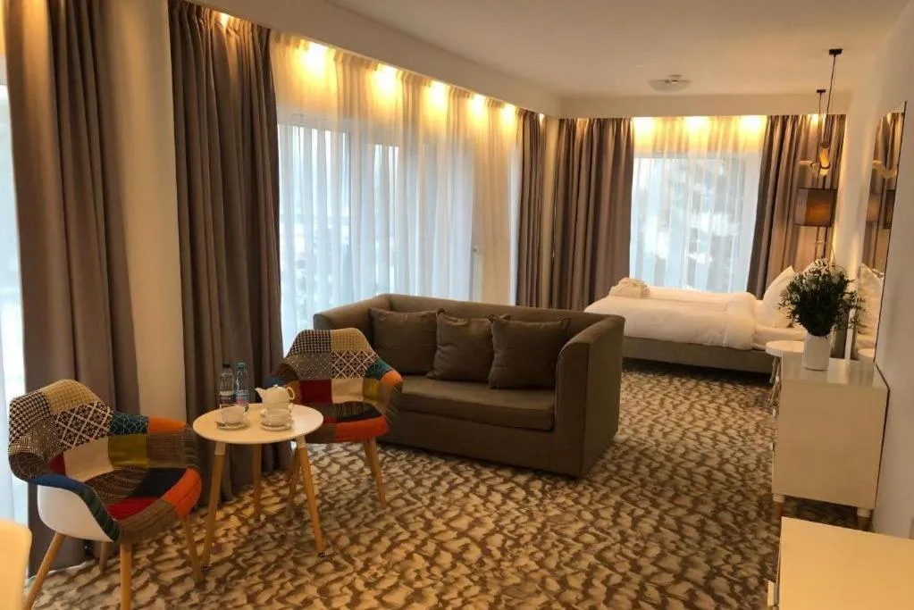 View (from property/room), Bed in West Baltic Resort Wellness & Spa