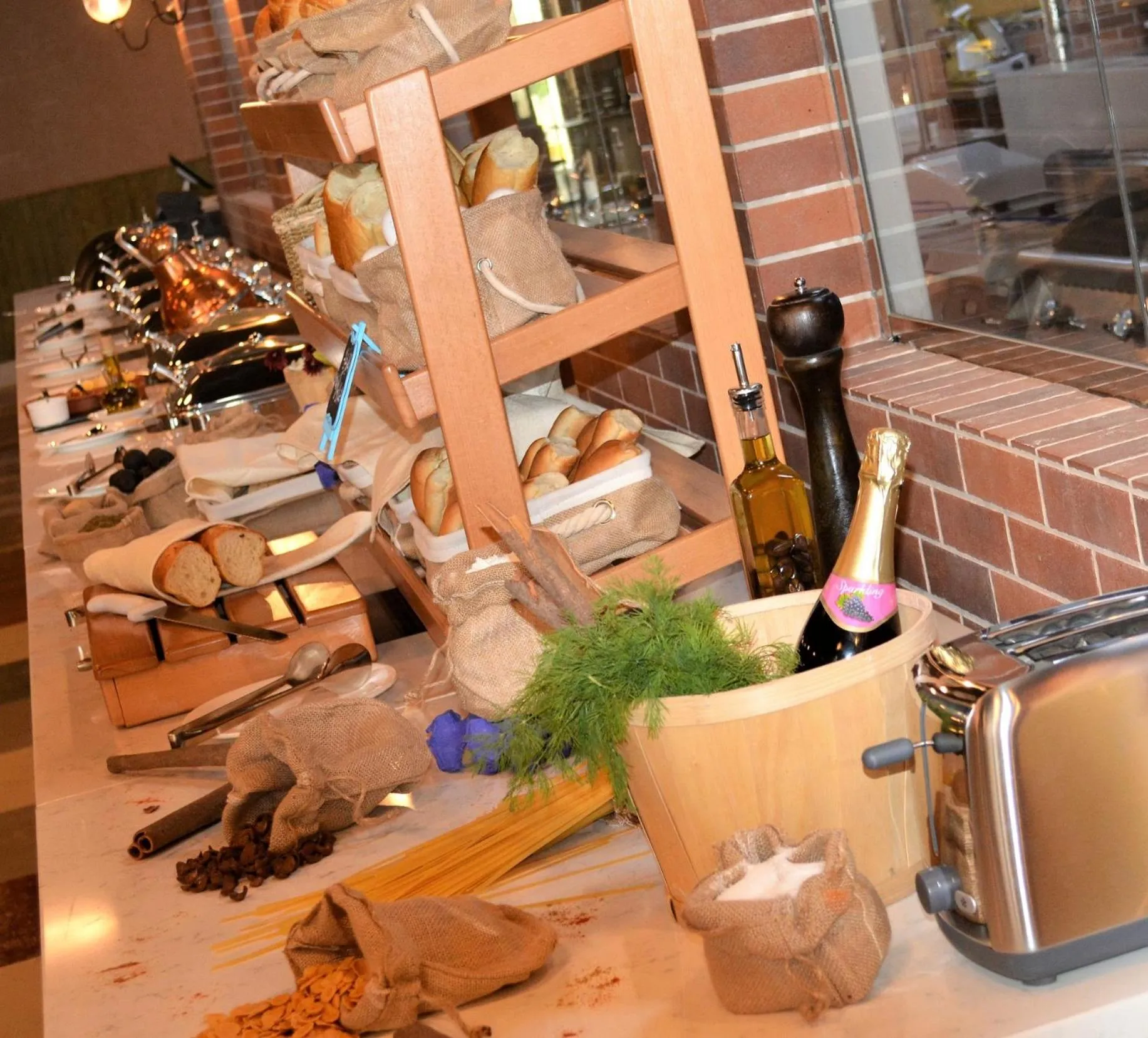 Buffet breakfast in Makeen Homes by Warwick Hotel