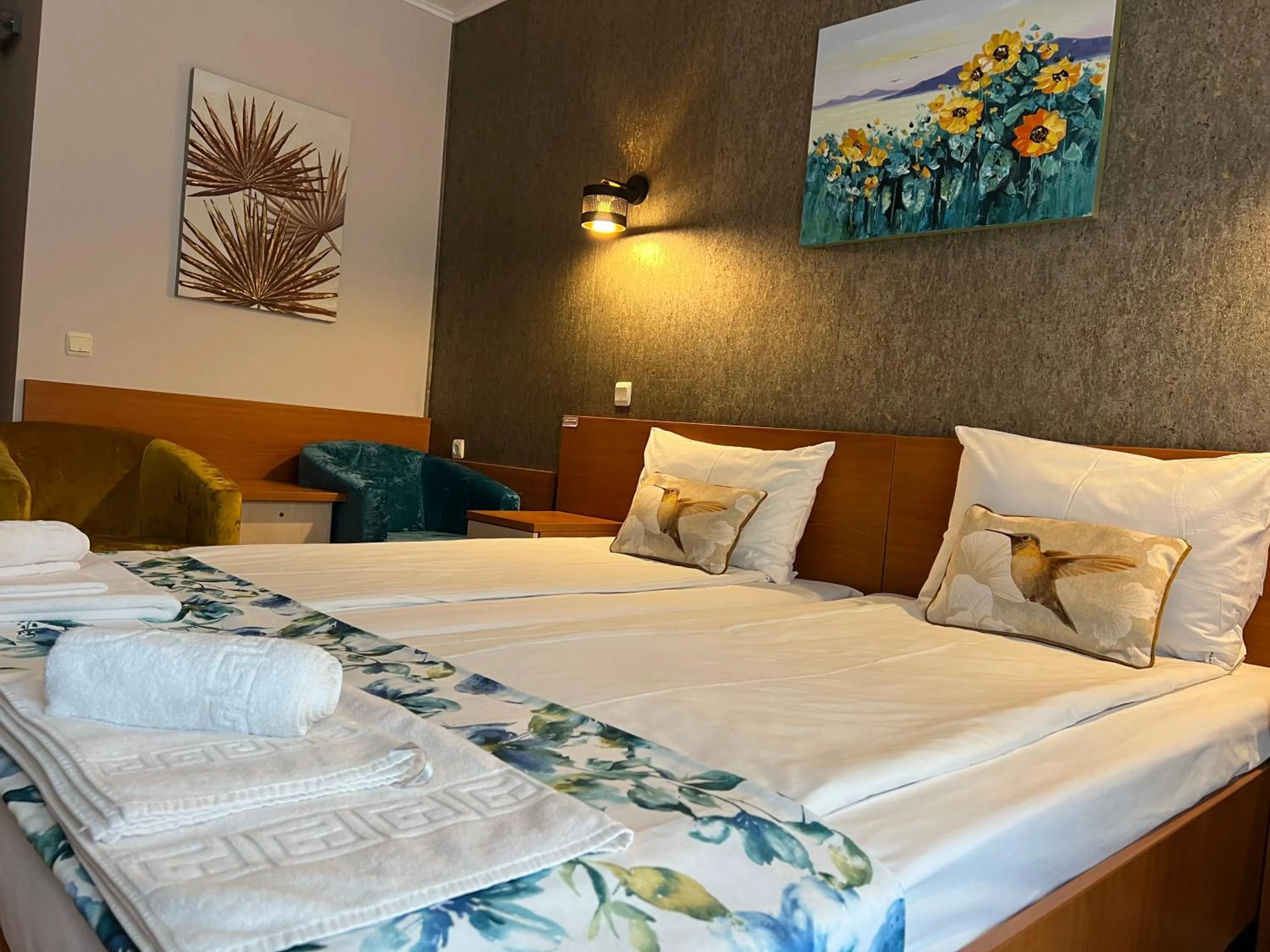 Bed in Hotel Violeta