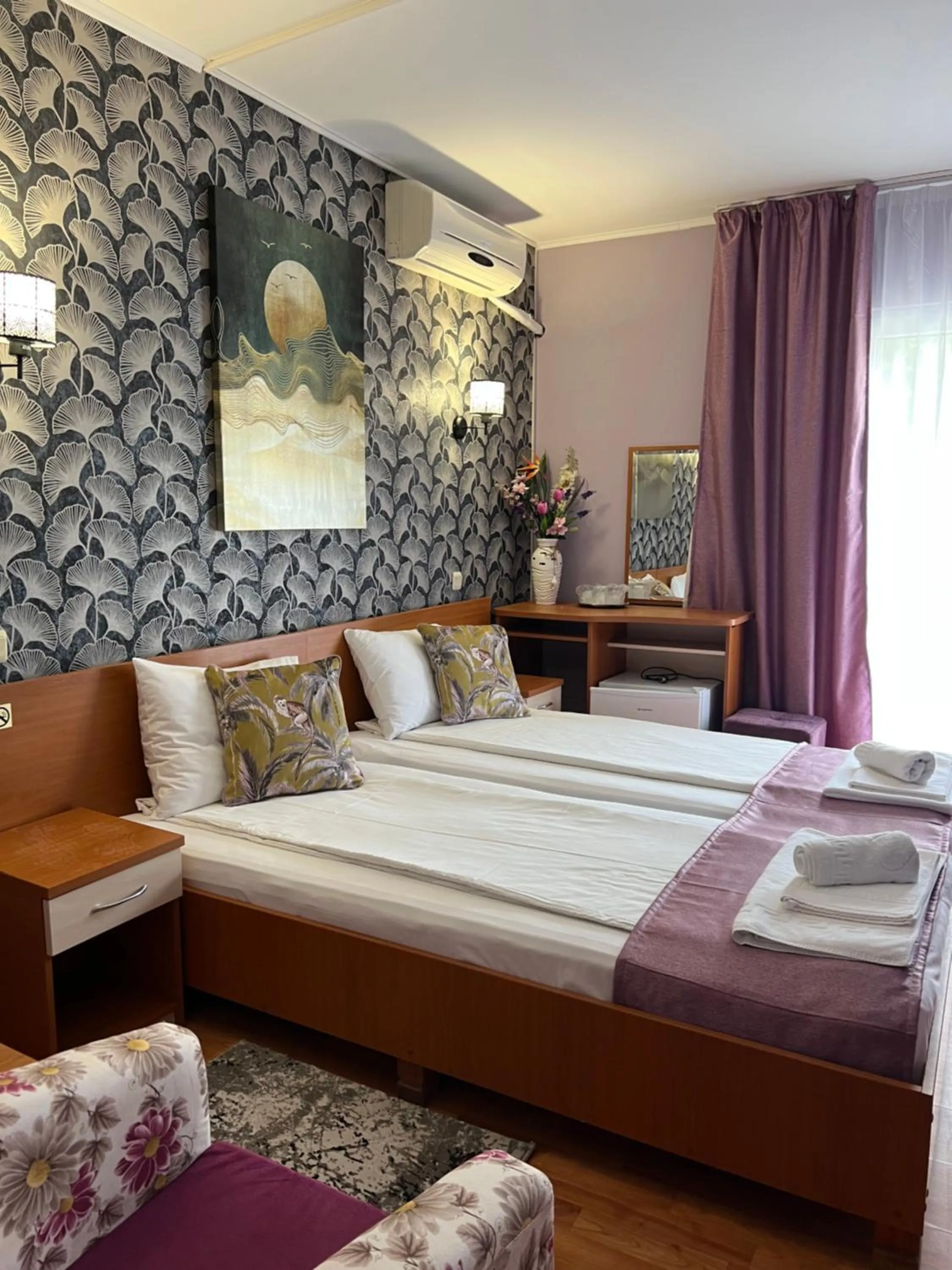 Bed in Hotel Violeta