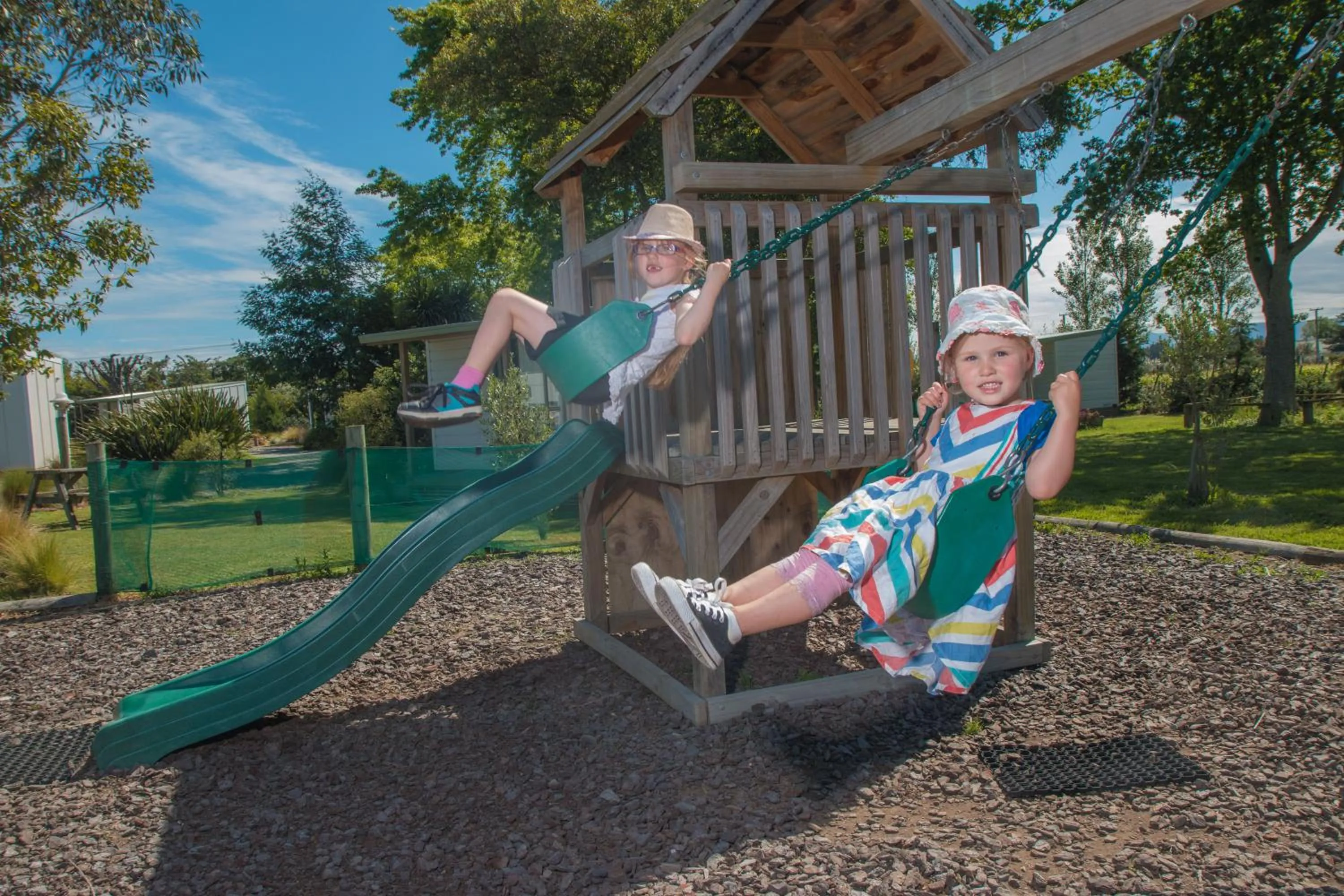 Children play ground in Martinborough TOP 10 Holiday Park