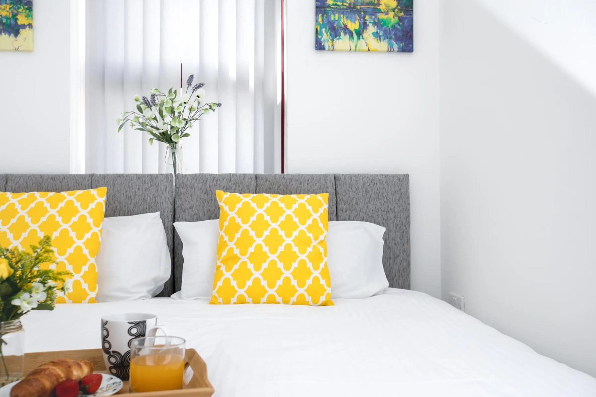 Bedroom in KVM - City Apartments - Contractors - Town Centre by KVM Stays