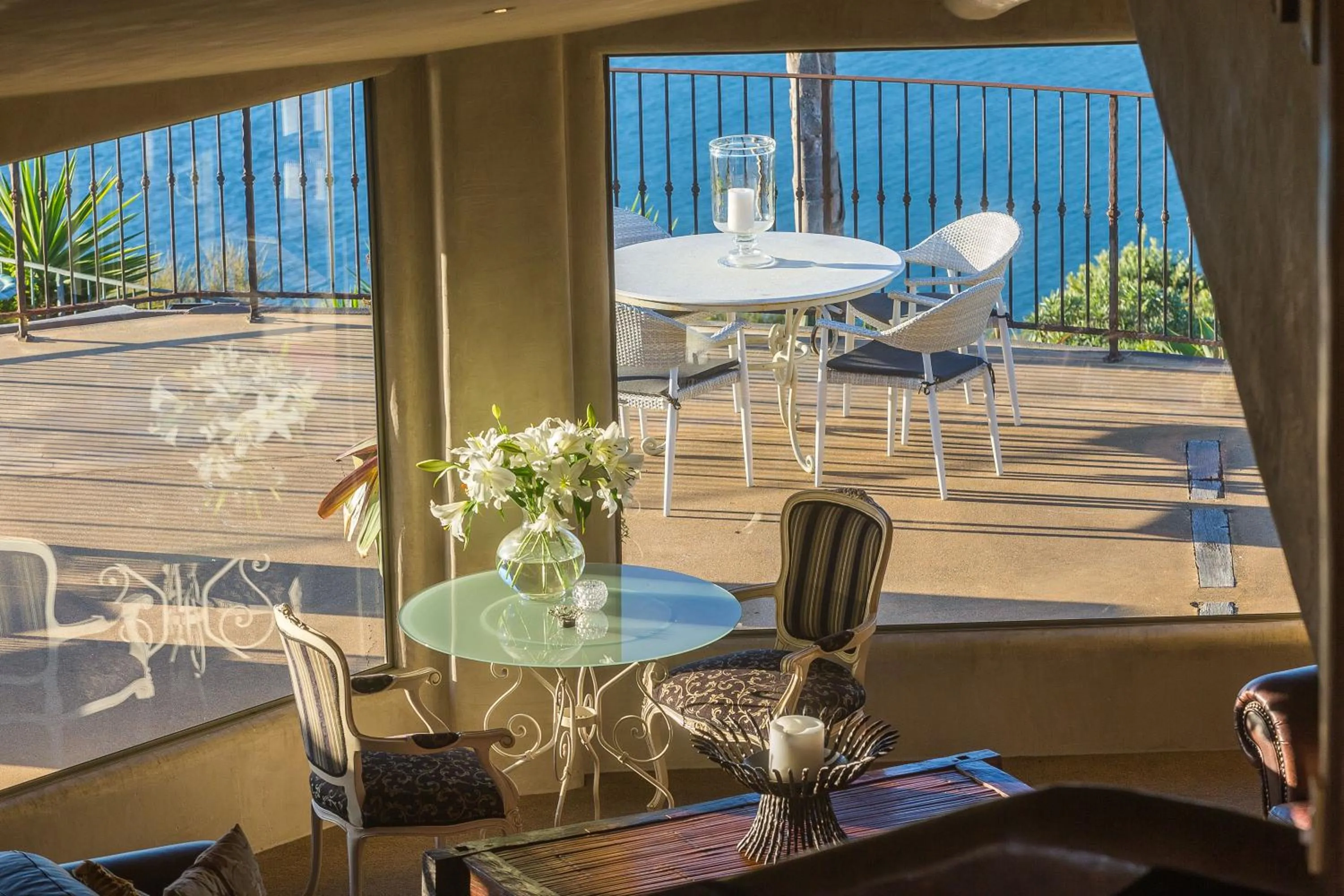 Dining area in Delamore Lodge
