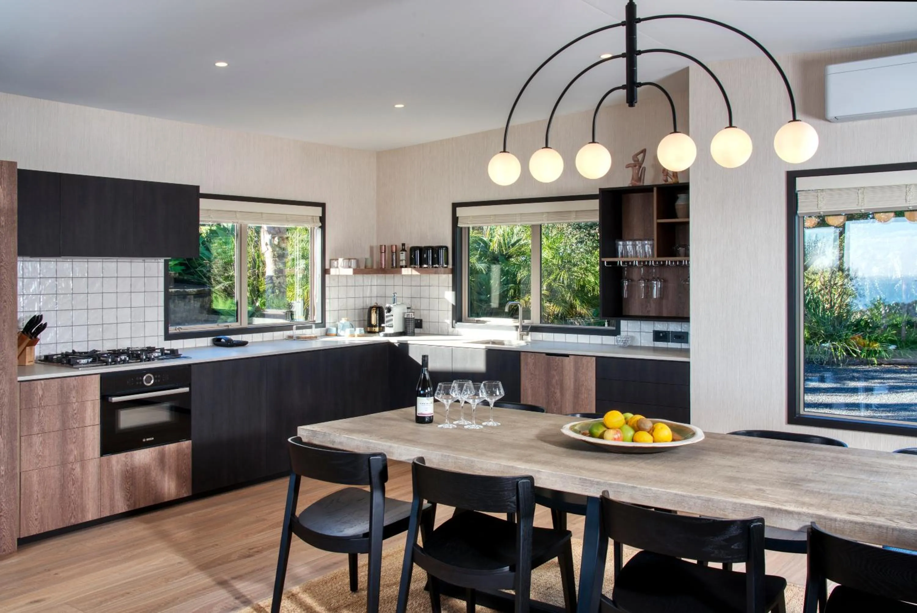 Dining area in Delamore Lodge