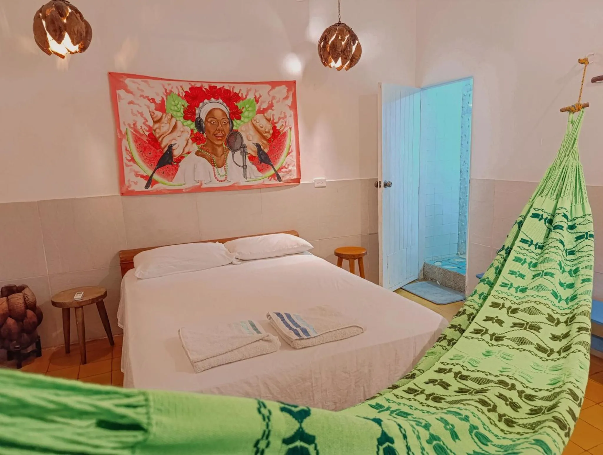 Double or Twin Room with Private Bathroom in Mar Amar Casa de Playa