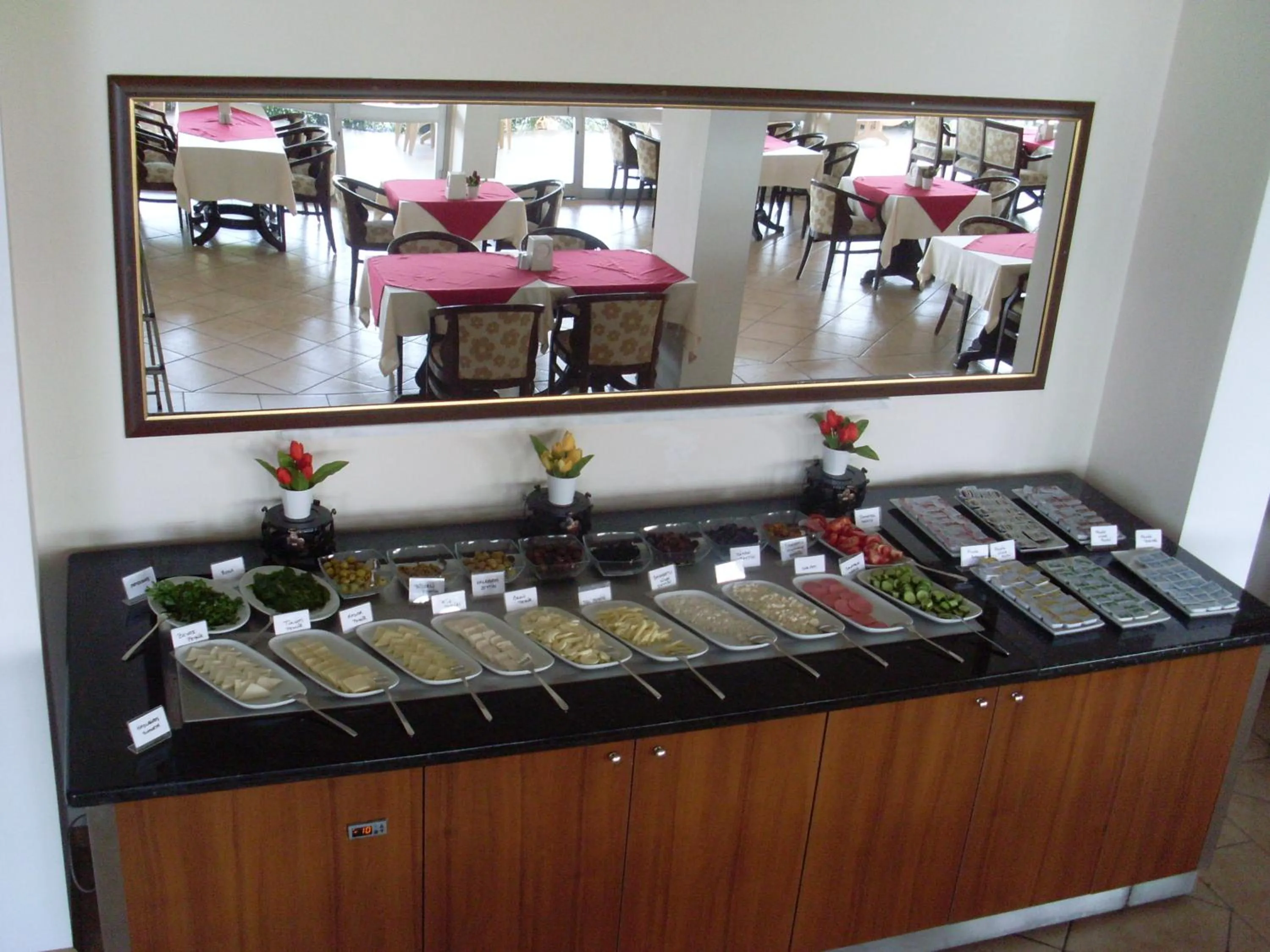 Buffet breakfast in Kaunos Hotel