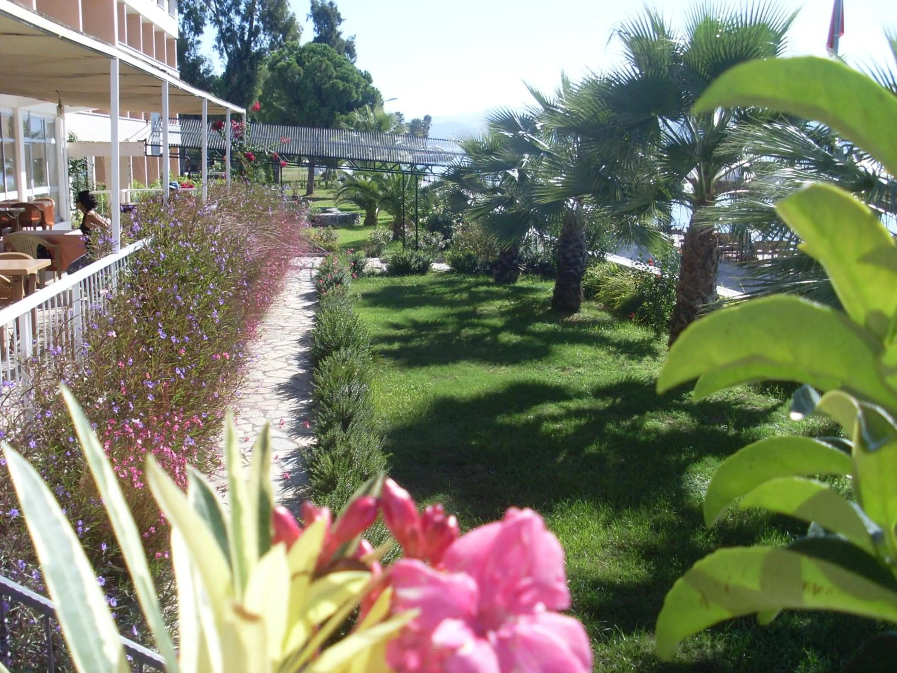 Garden view in Kaunos Hotel