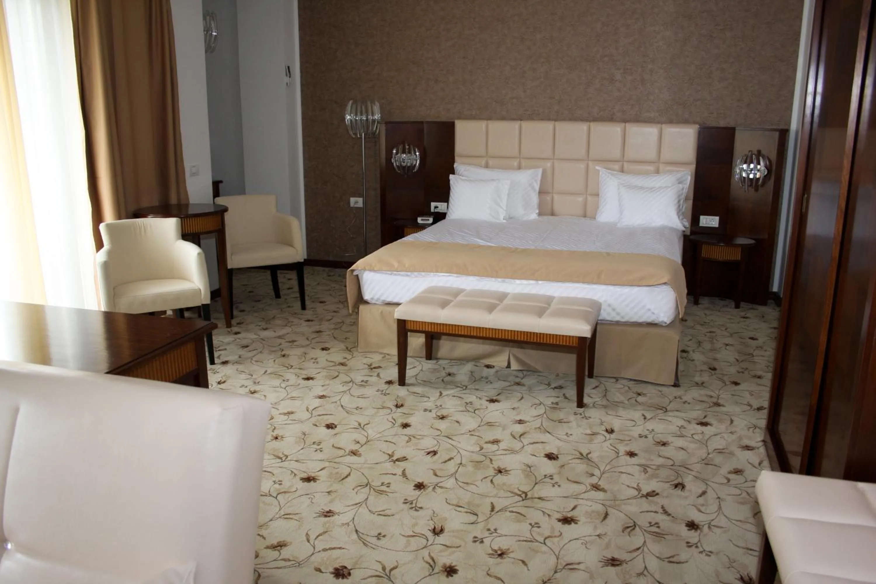 Bed in Hotel President