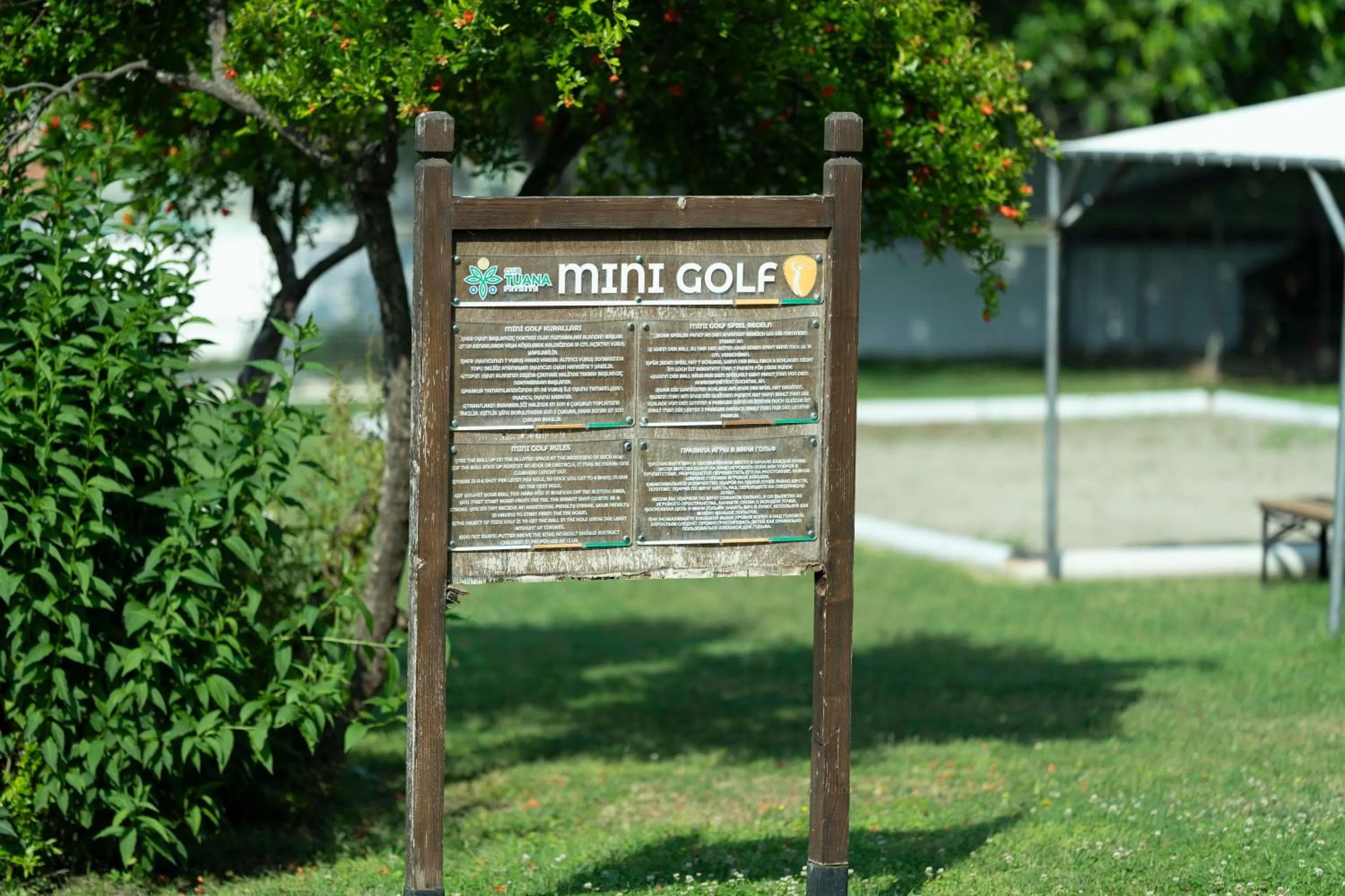 Garden in Club Tuana Fethiye - All Inclusive