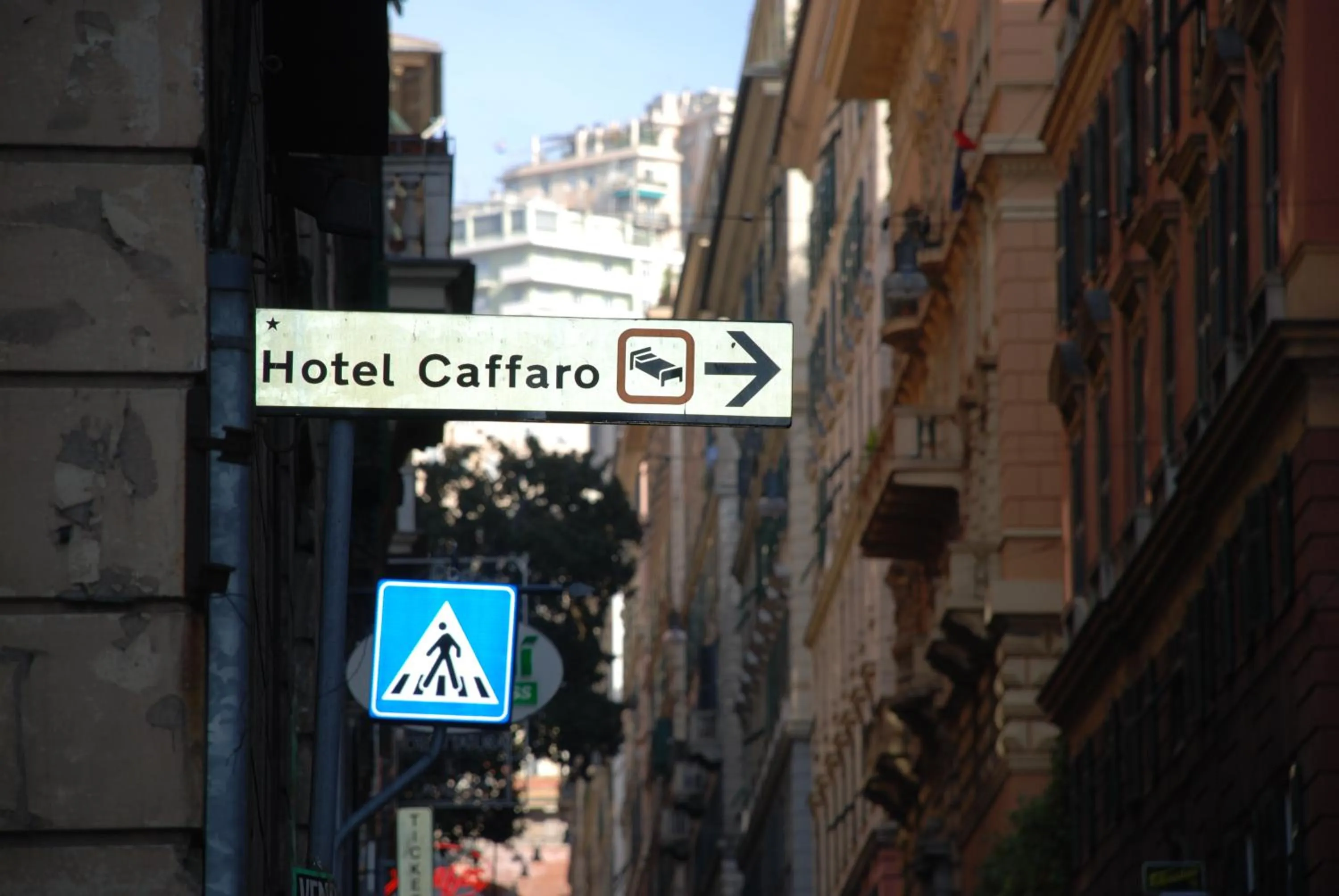 Facade/entrance in Albergo Caffaro